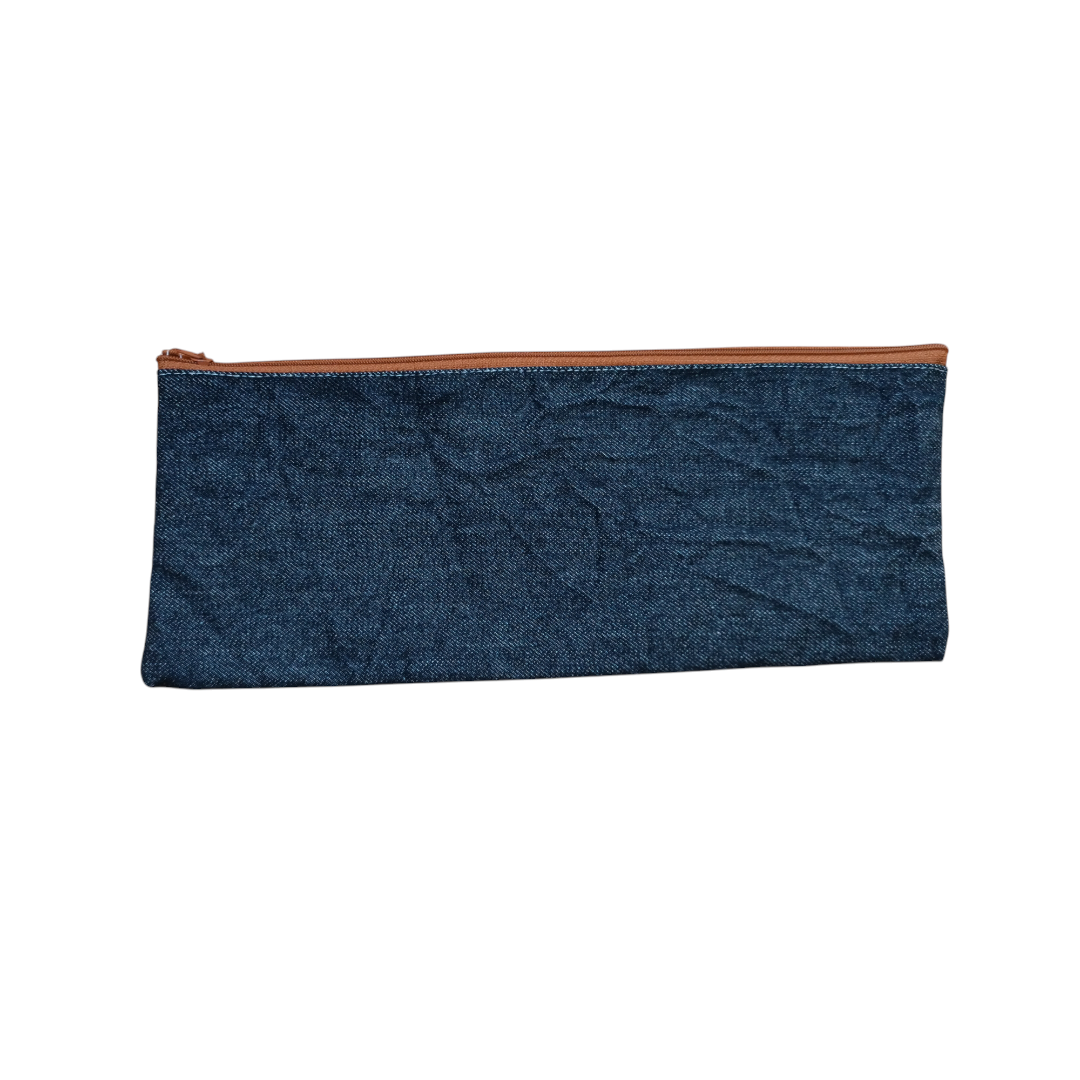 Denim Pencil Bag Denim 33cm