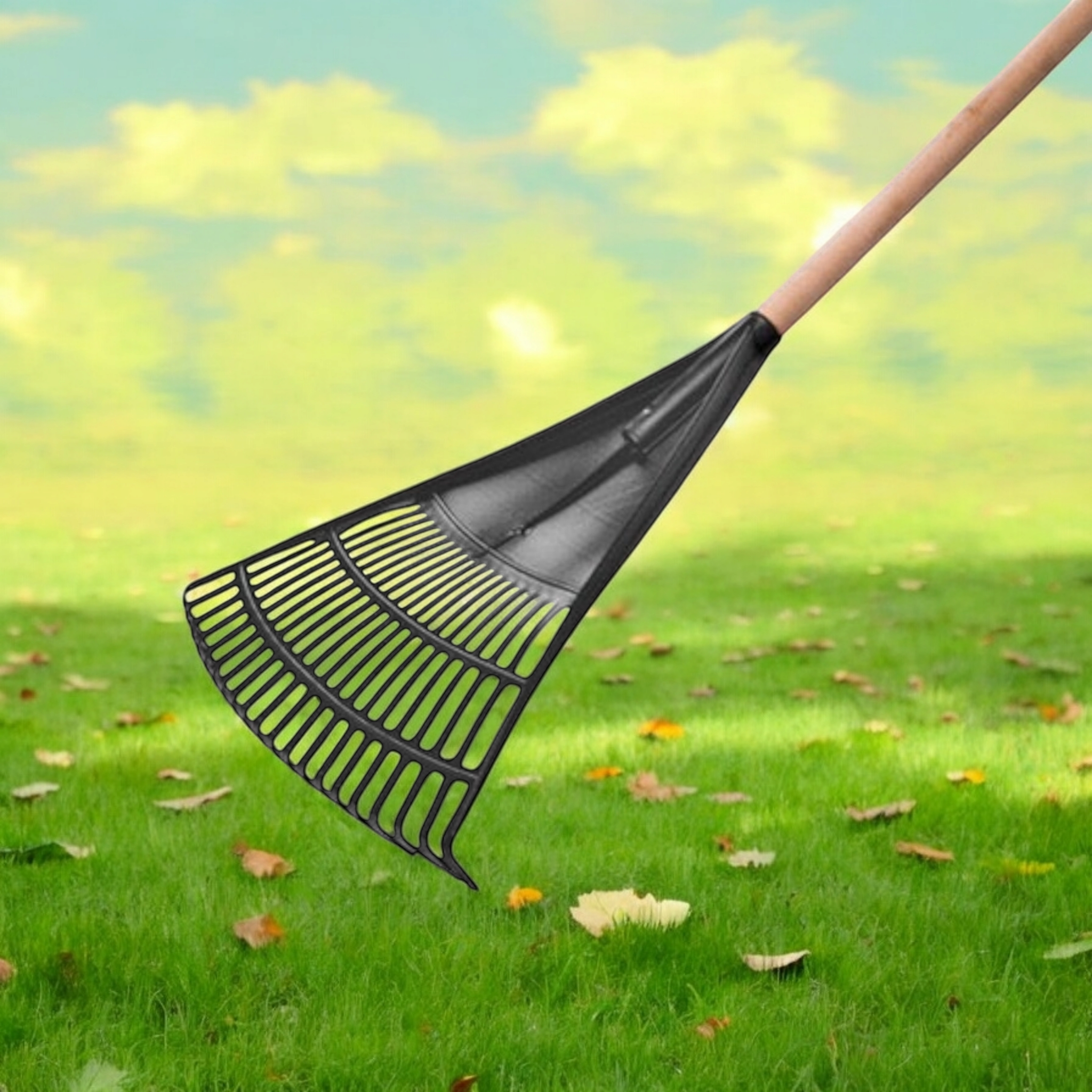 Garden Leaf Rake Black Buzz