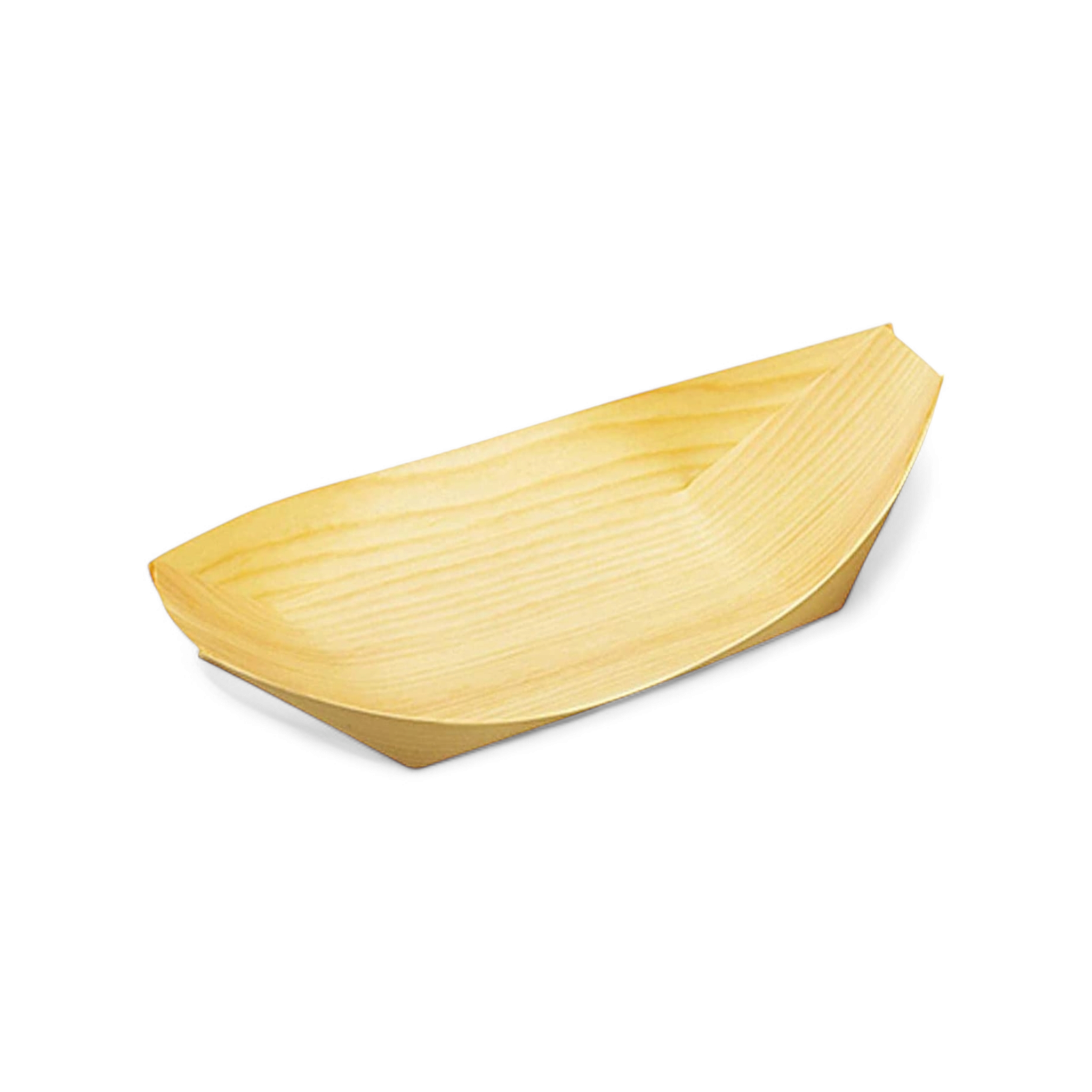 Bamboo Serving Boat Tray Disposable 12inch 30cm 1pc