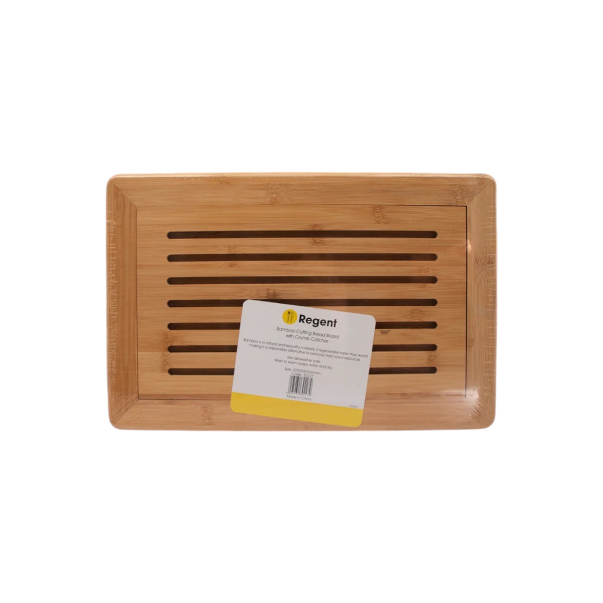 Regent Bamboo Bread Board with Crumb Catcher