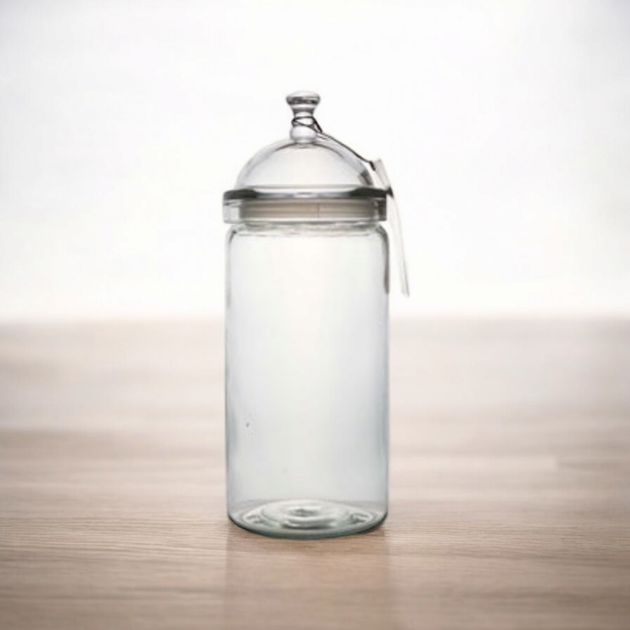 Aqua Glass Canister Round 2L 26057