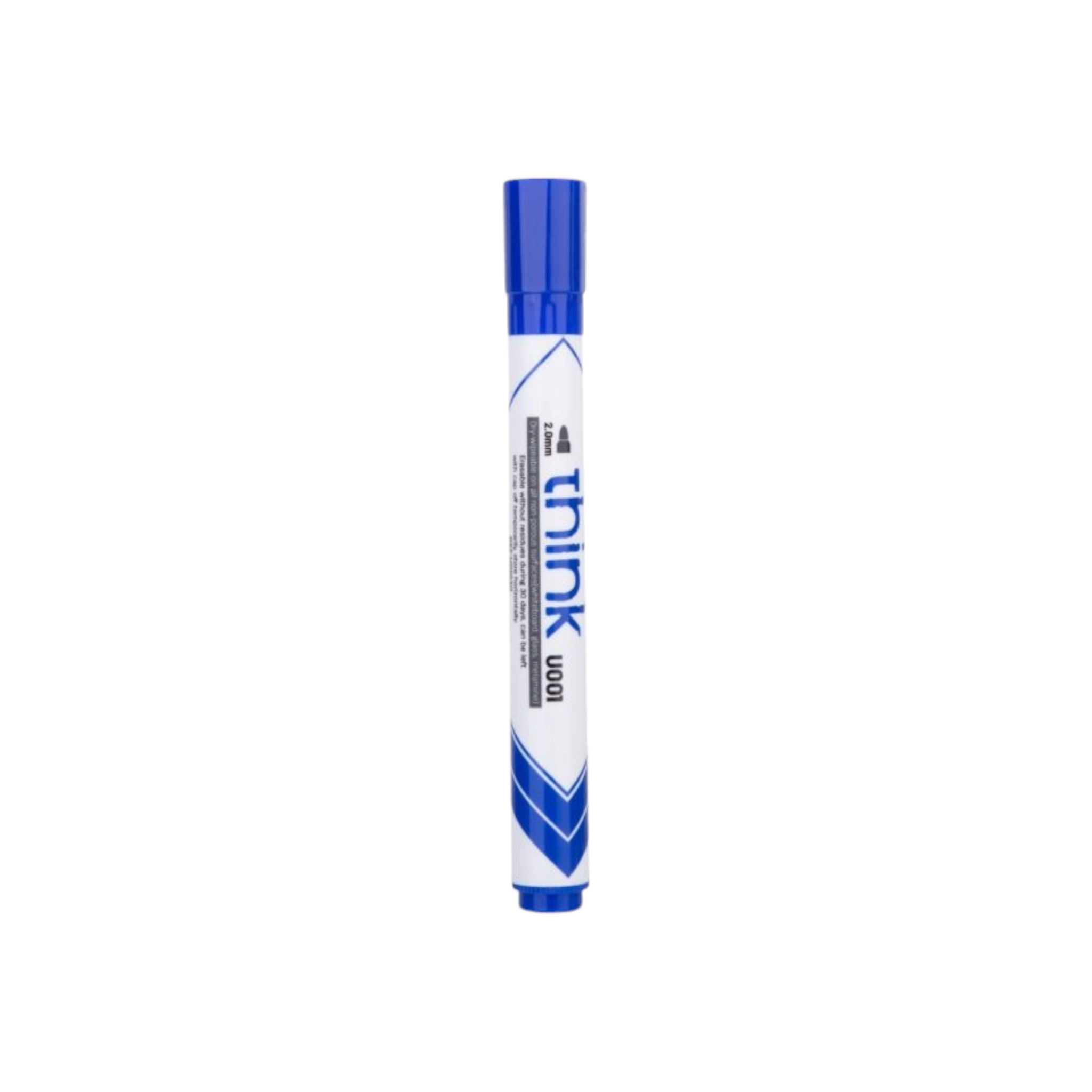 Deli Dry Erase Whiteboard Marker Blue Bullet Tip EU00630 1pc