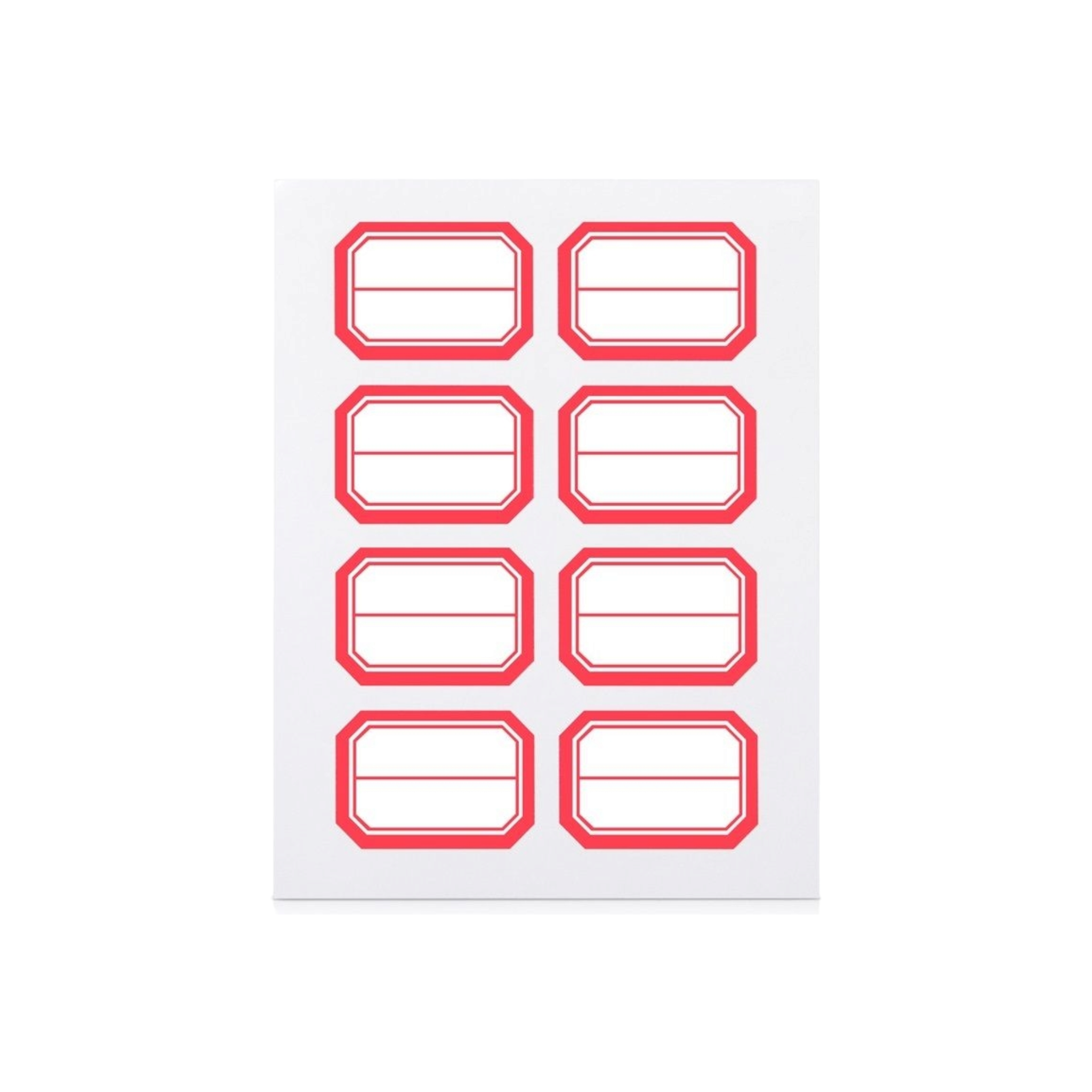 Deli Border Label Stickers 23x33mm 10pack