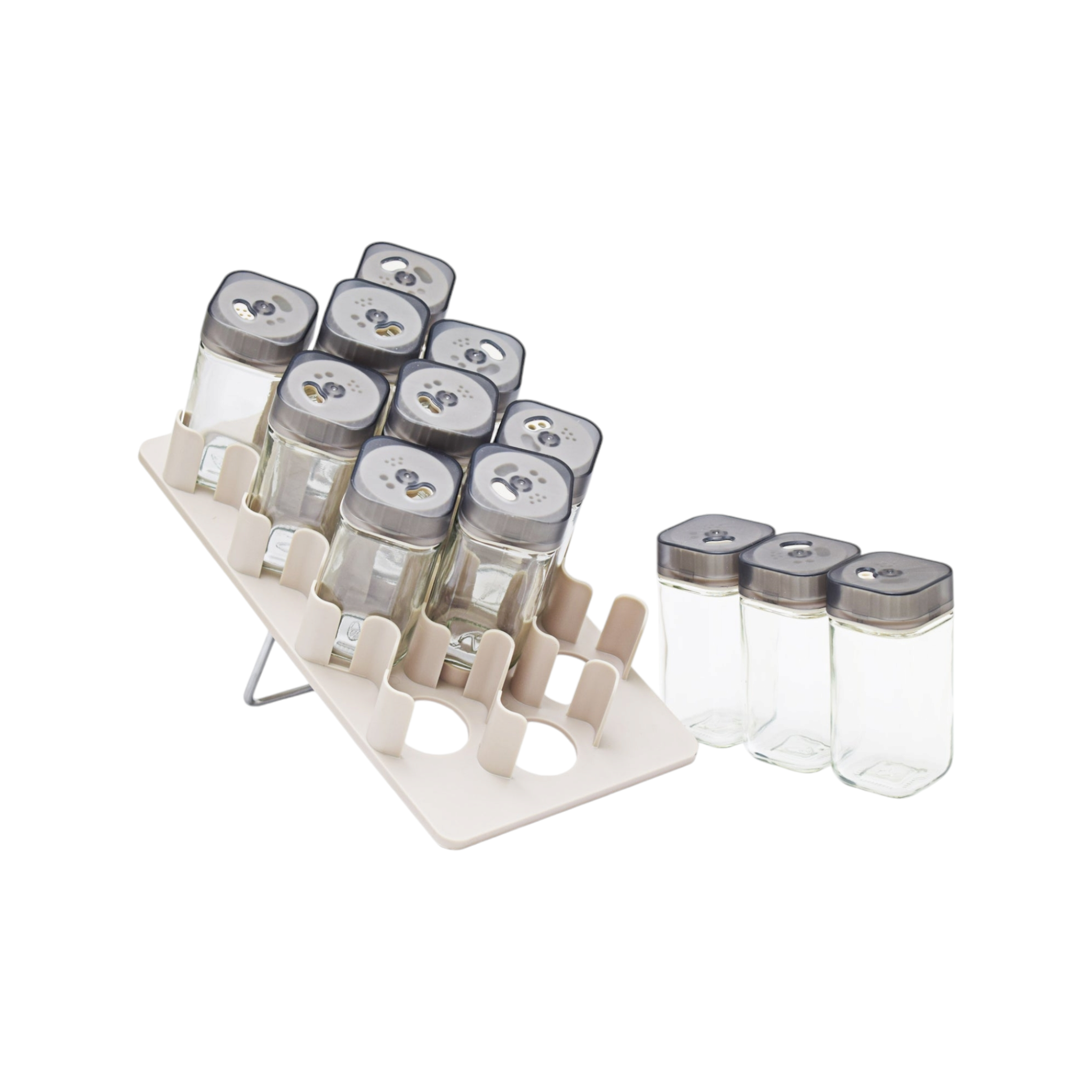 Aqua Spice Rack Grey 12 Jar 25022