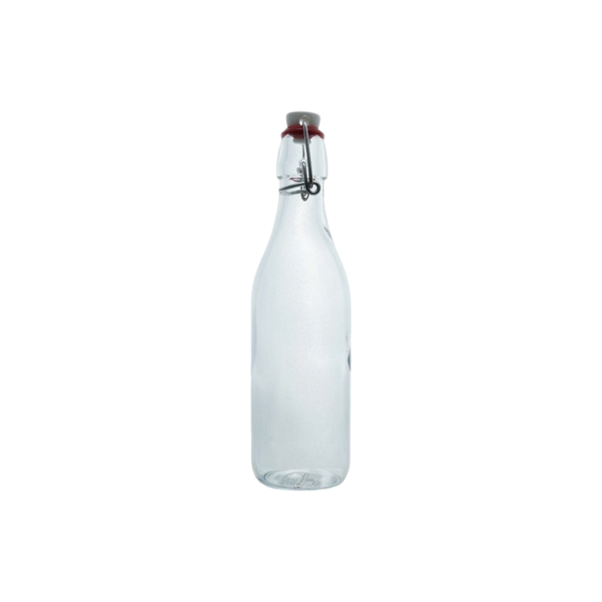 Pasabahce Glass Bottle with Swing Clip Lid White 500ml 24063