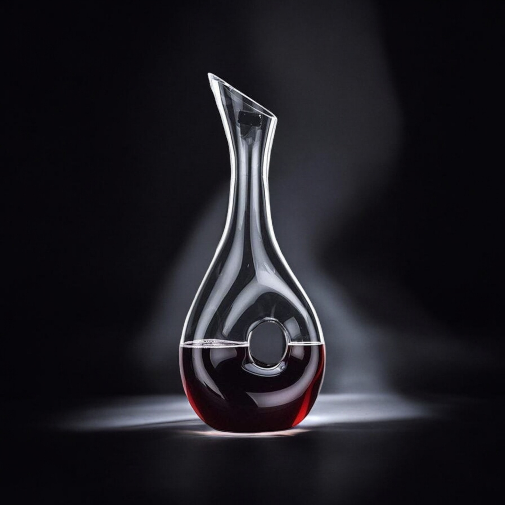 Cleae Glass Decanter Jug with Hole