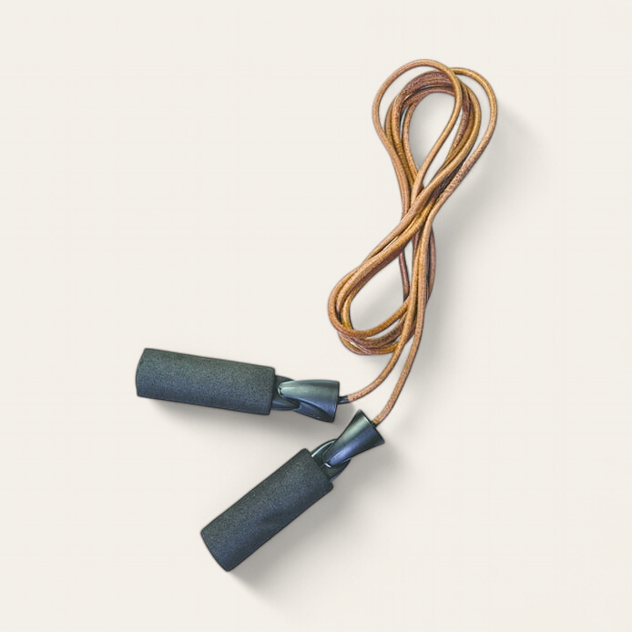 Trojan Leather Jump Rope