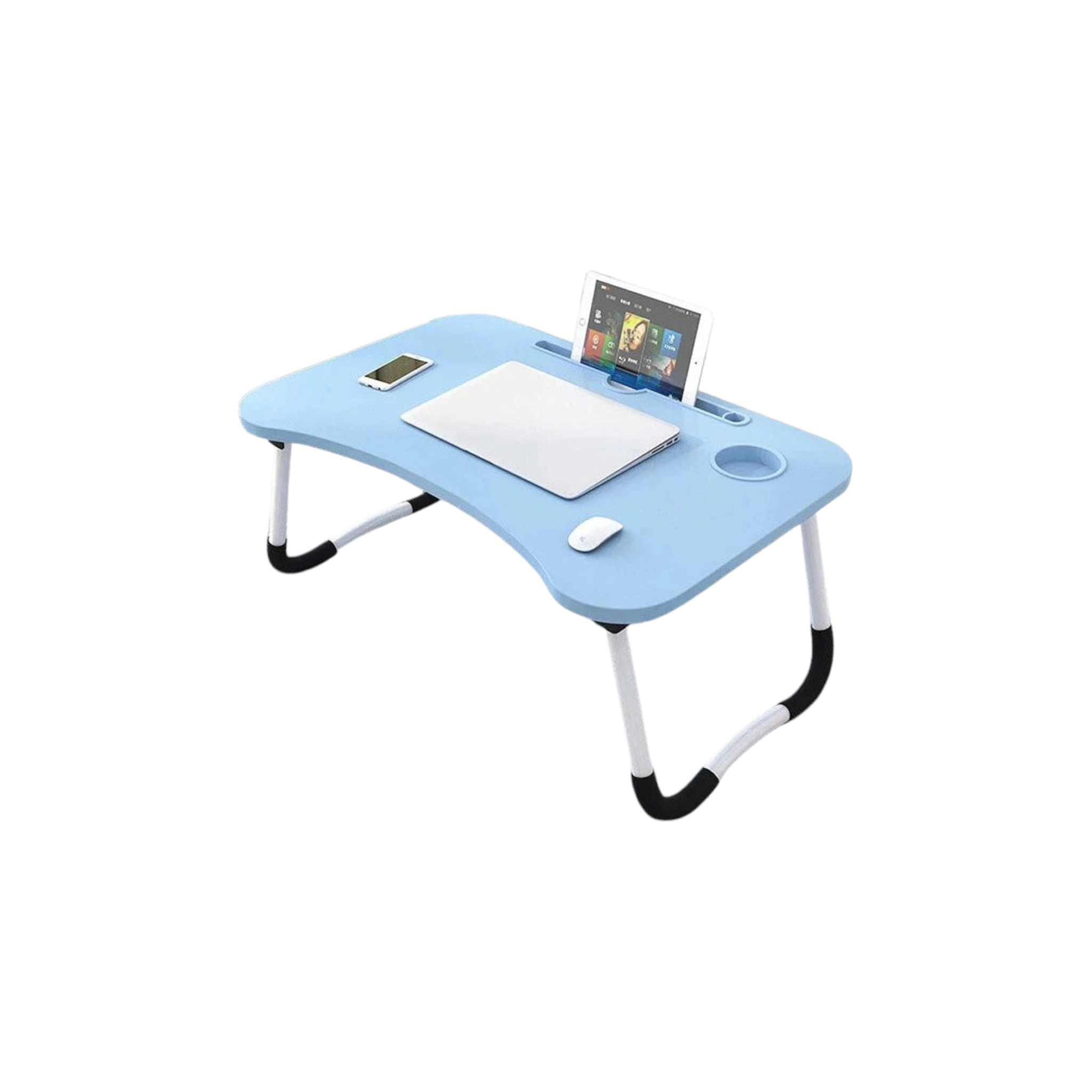 Foldable Laptop Table 60x40x26cm Portable Bed-Sofa Desk Large