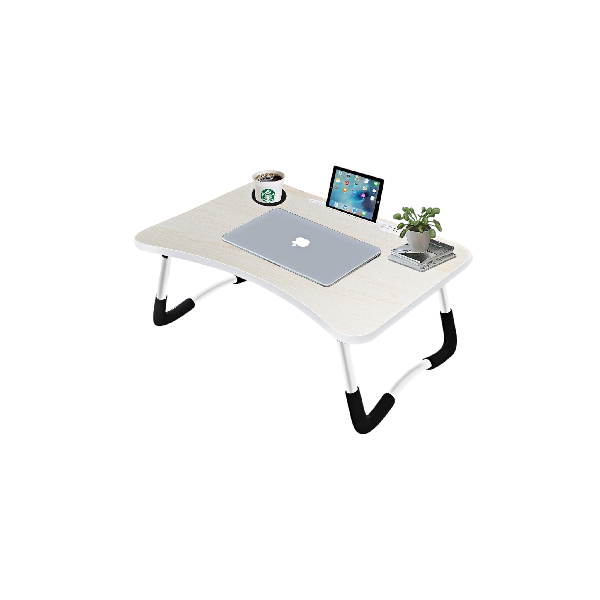 Foldable Laptop Table 60x40x26cm Portable Bed-Sofa Desk Large