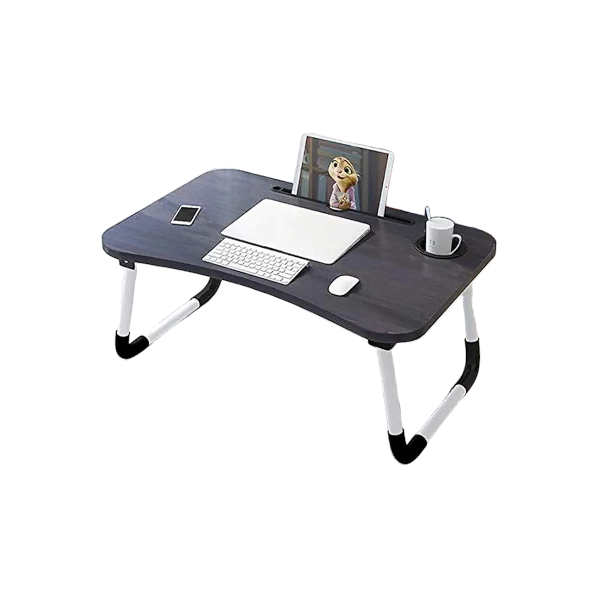 Foldable Laptop Table 48x30x26cm Portable Bed-Sofa Desk Small