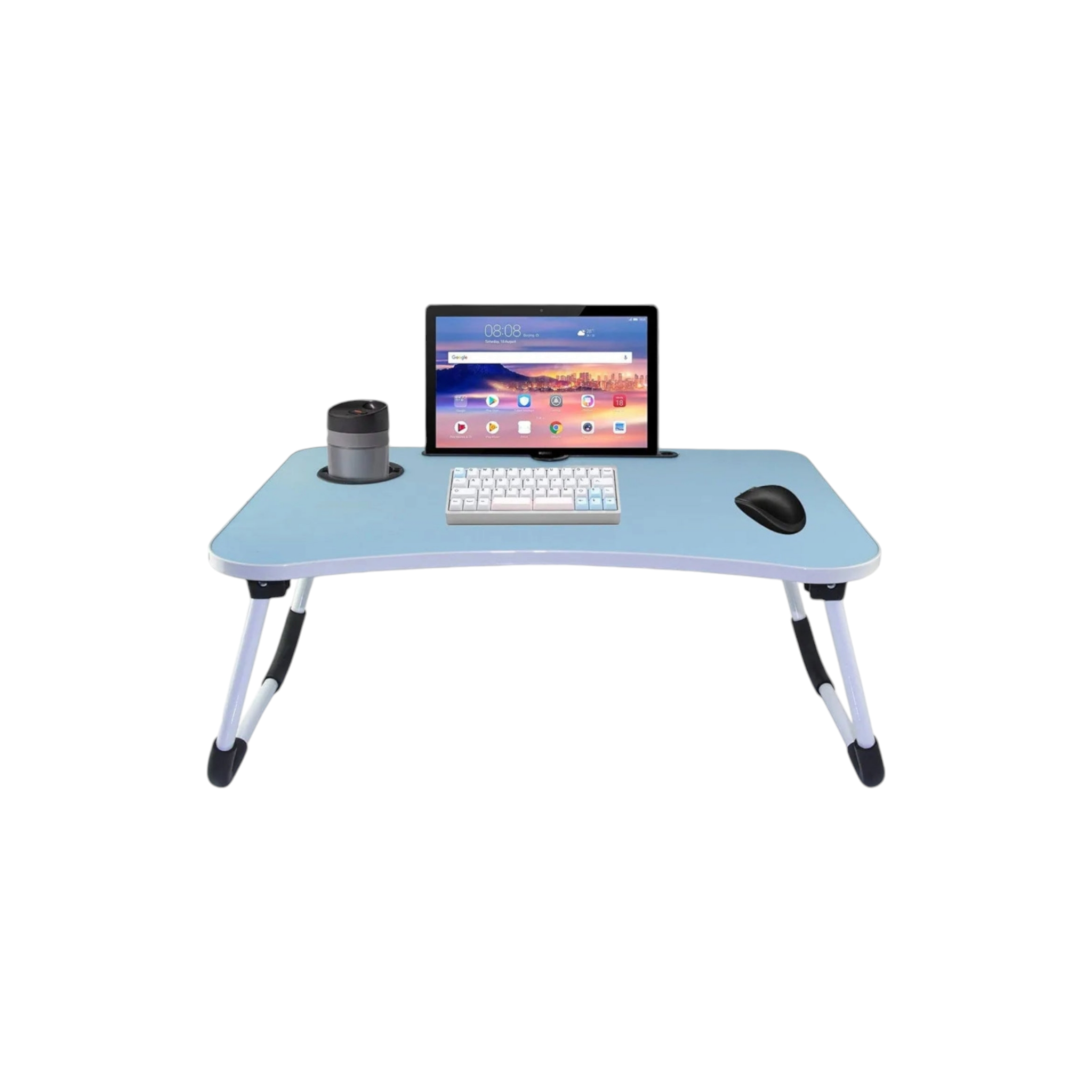 Foldable Laptop Table 48x30x26cm Portable Bed-Sofa Desk Small