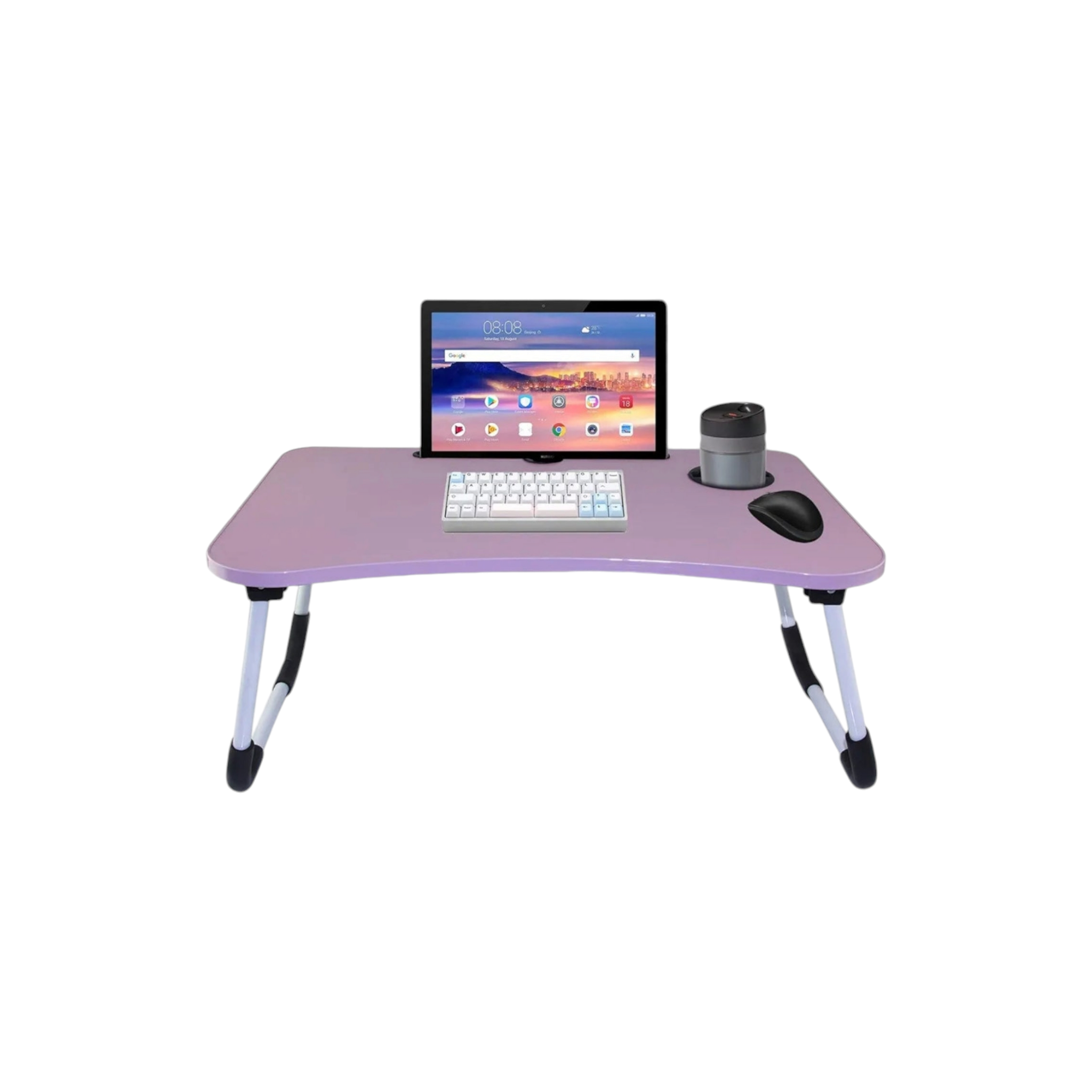 Foldable Laptop Table 48x30x26cm Portable Bed-Sofa Desk Small