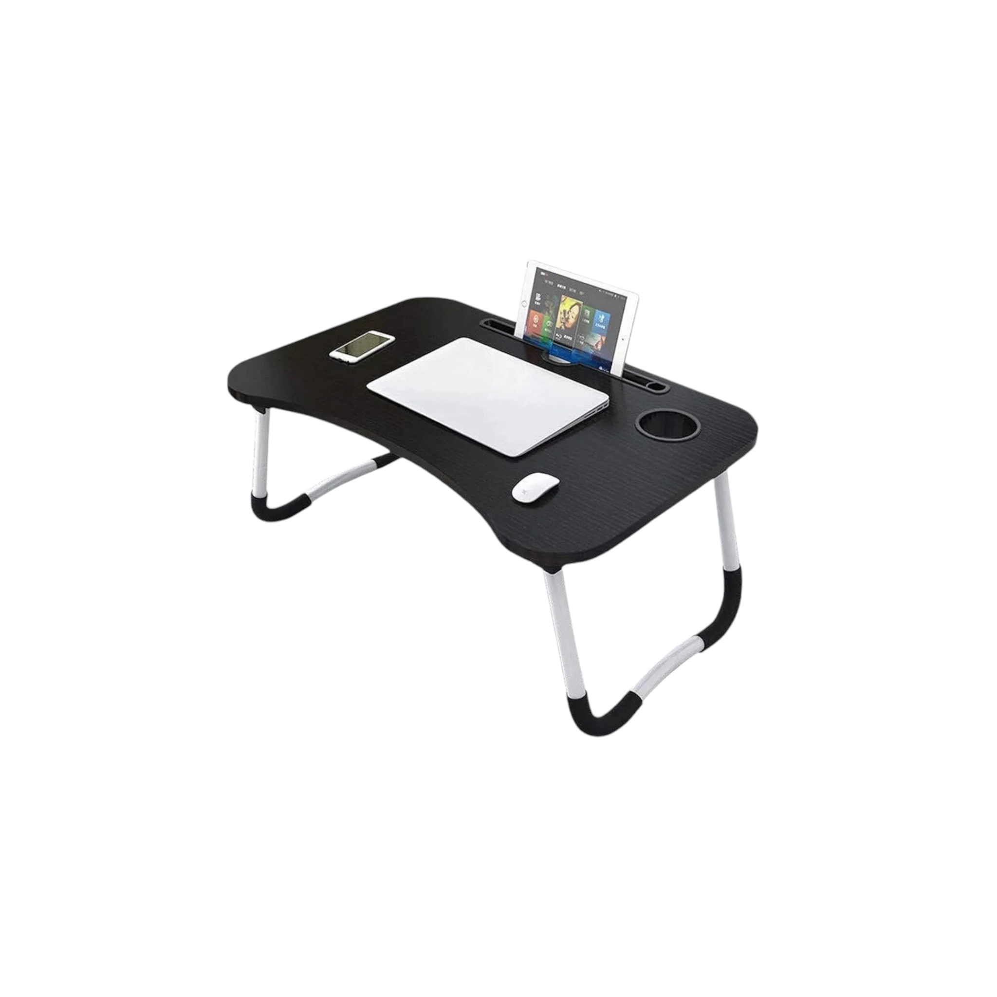 Foldable Laptop Table 48x30x26cm Portable Bed-Sofa Desk Small