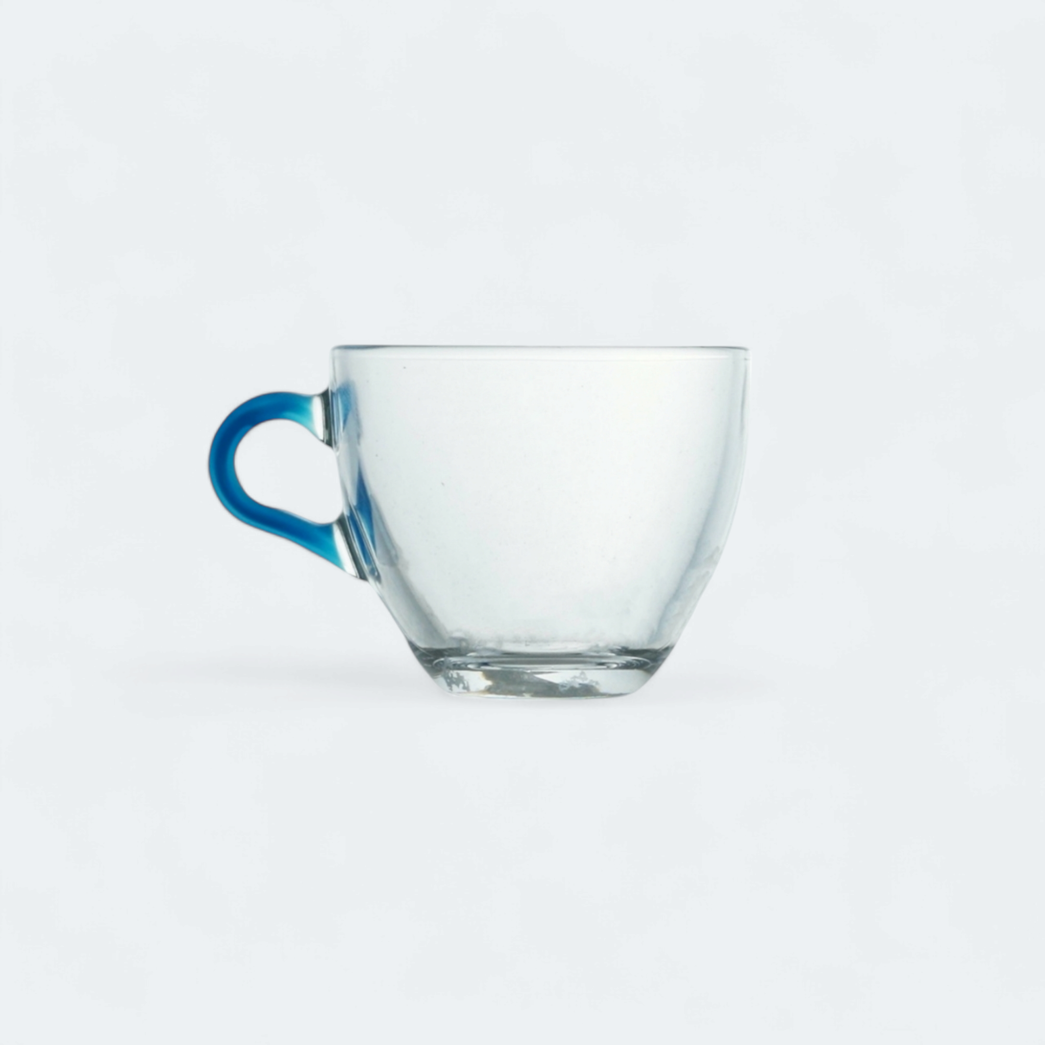 Pasabahce Glass Espresso Cup 50ml Blue Handle 40996