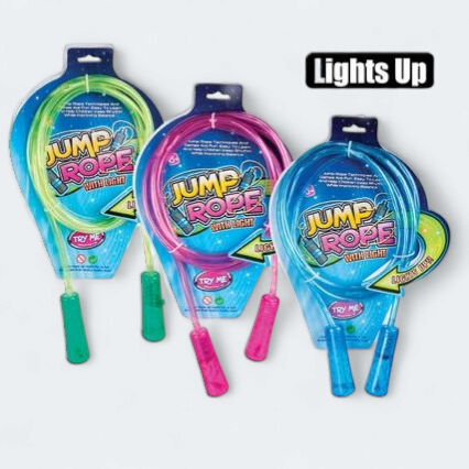 Skipping Jumping Rope with Light