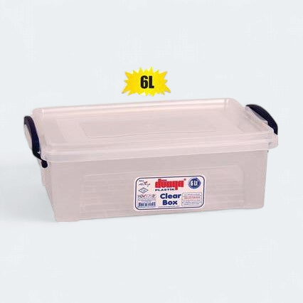 6L Storage Box Clear Niche