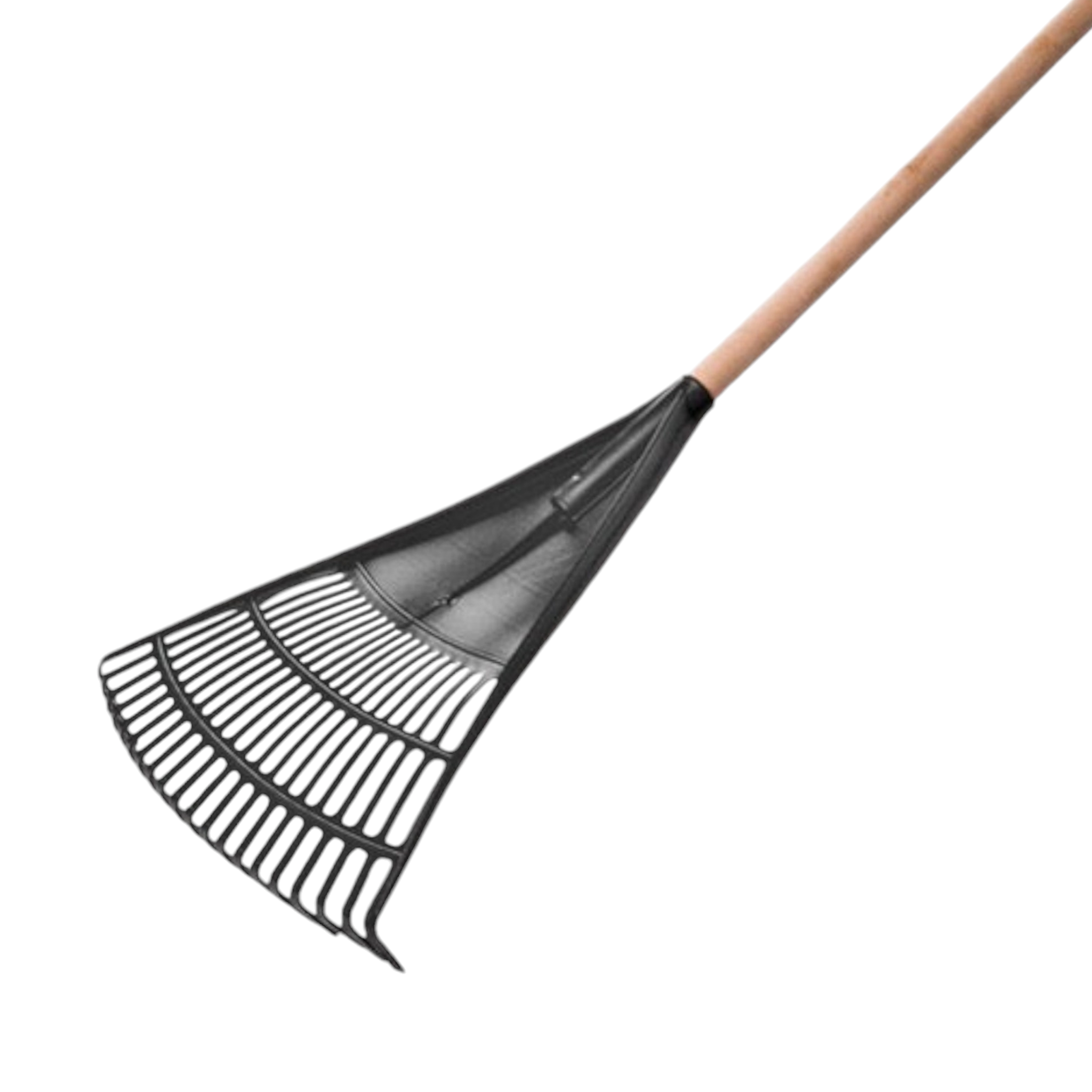 Plastic Garden Rake Black Large Recycle Buzz