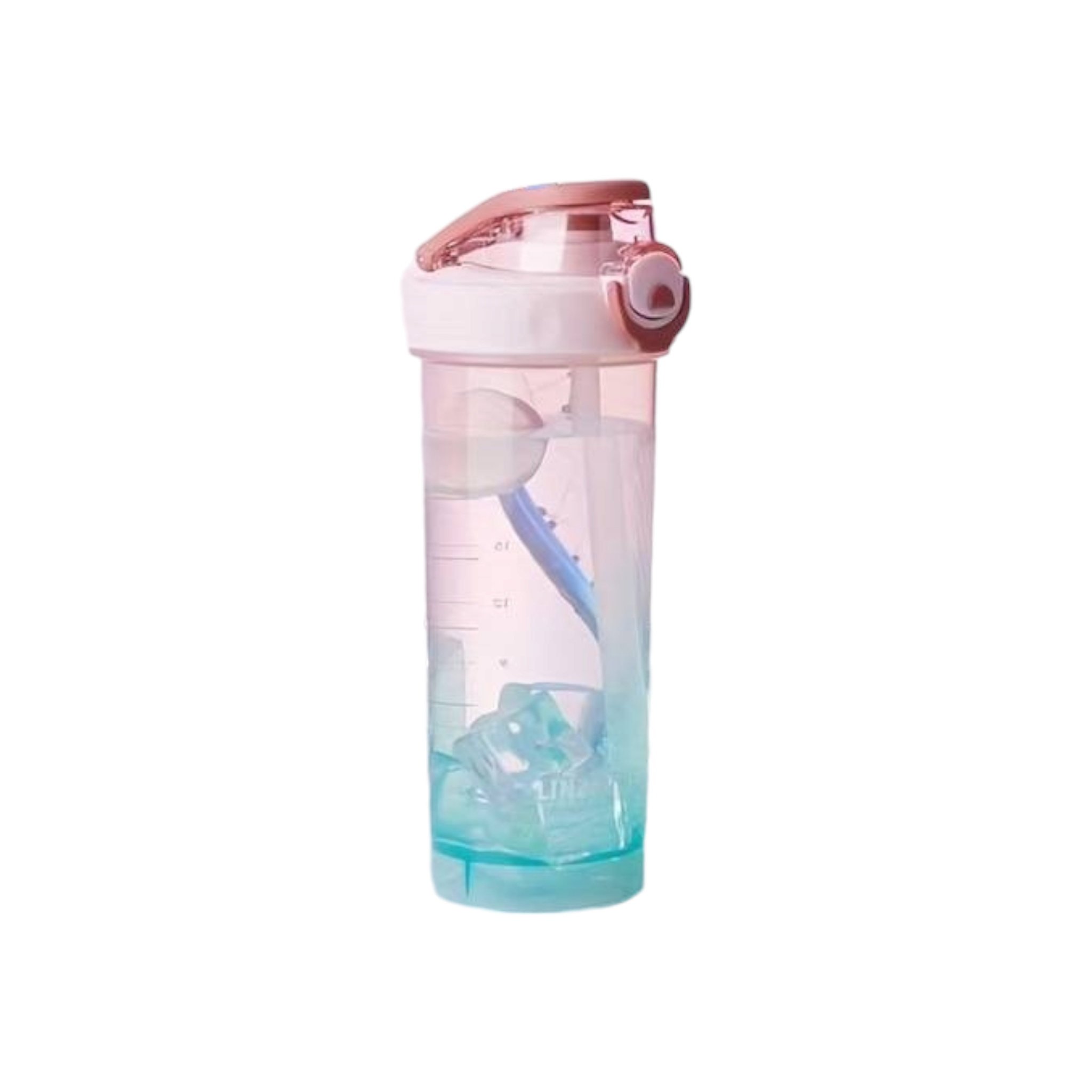 Linzhome Plastic Shaker Bottle with Ball 800ml 1pc