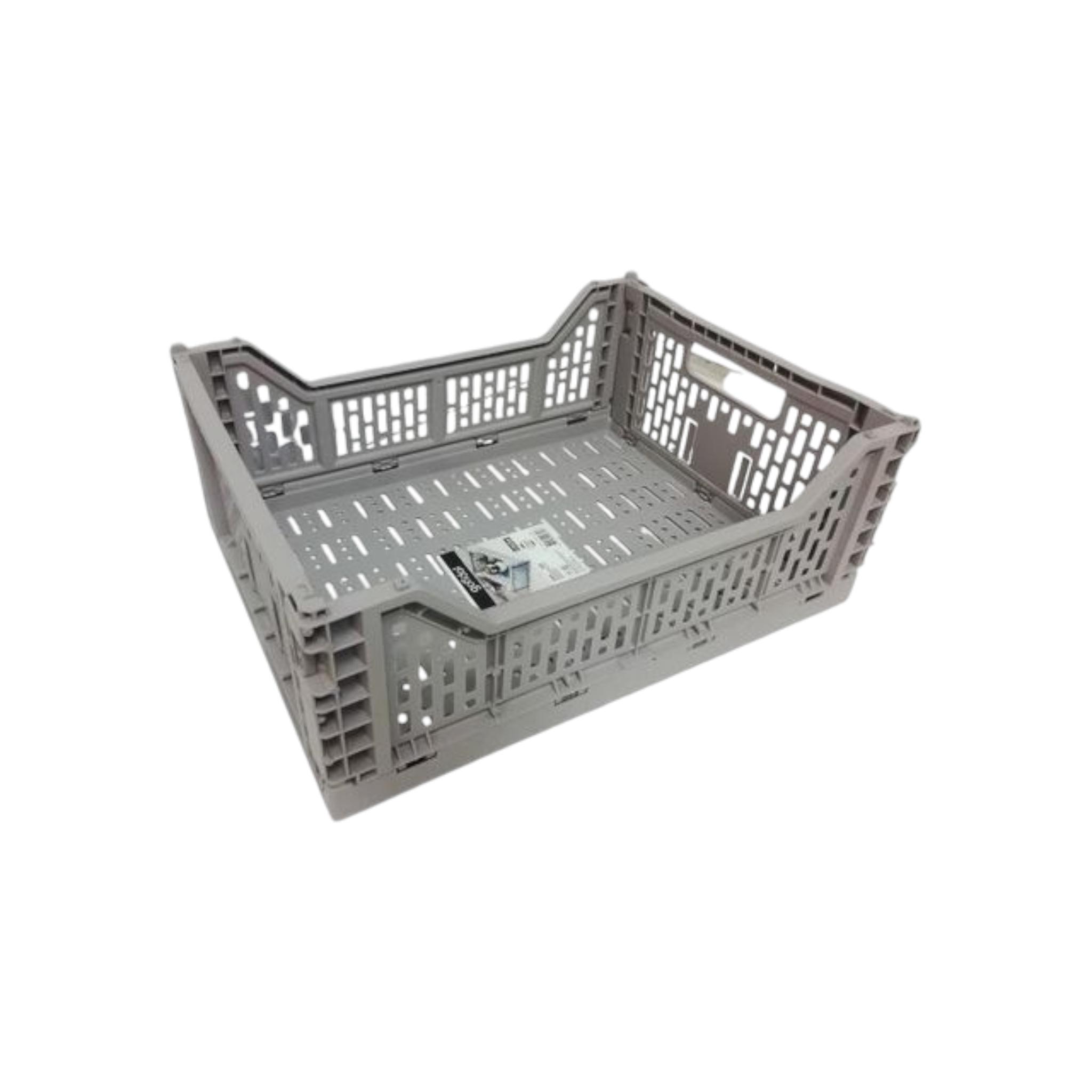 Collapsible Plastic Storage Basket 40x30x14cm 15L