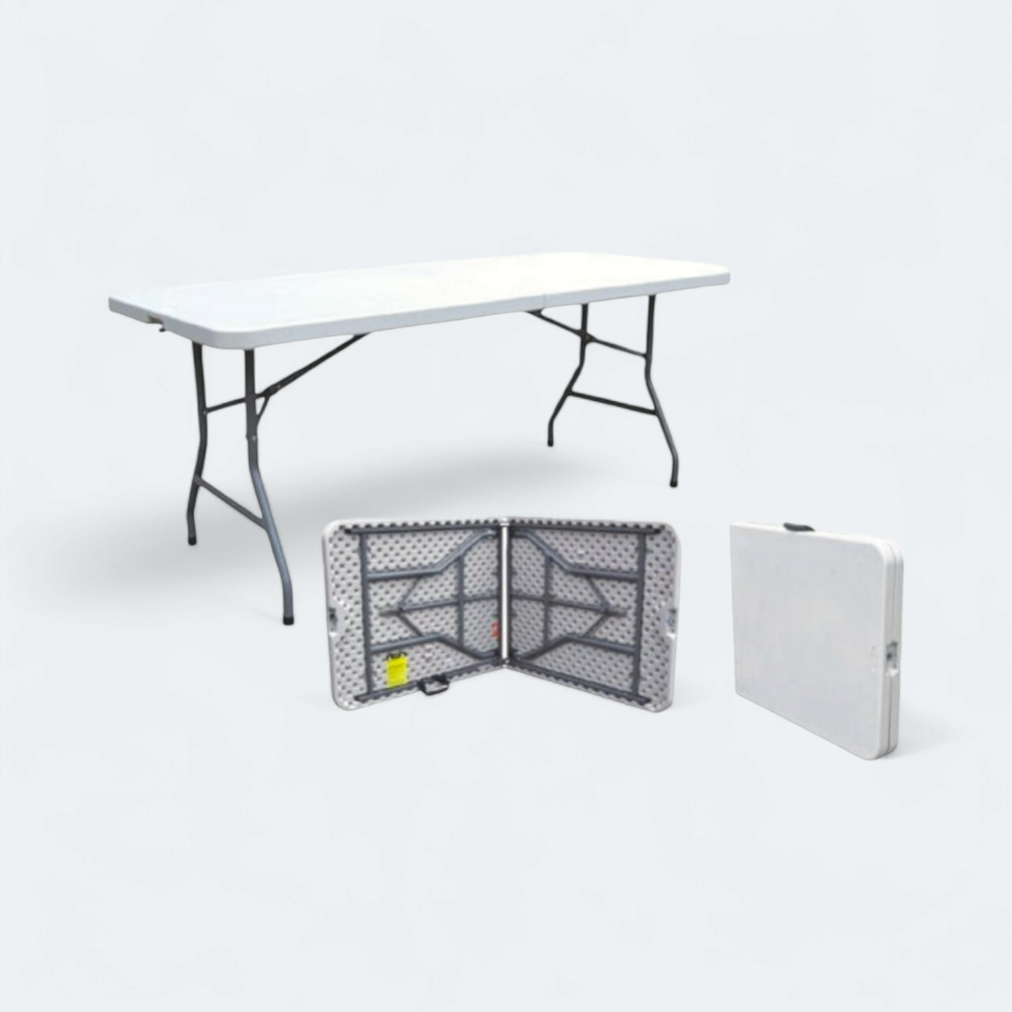 Folding Trestle Table 1.2m White 4ft