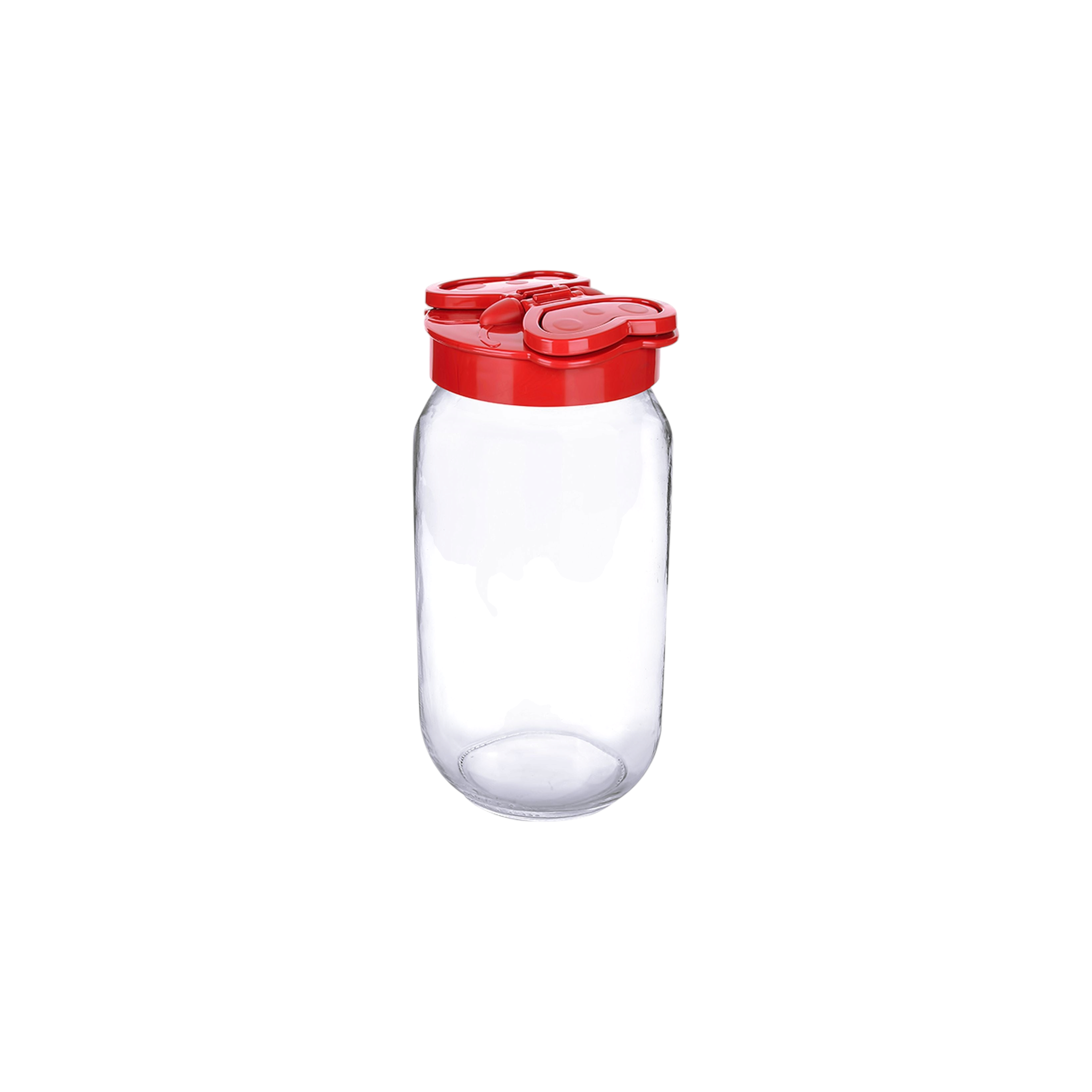 Titiz Glass Jar 1L with Butterfly Flap Lid KC229