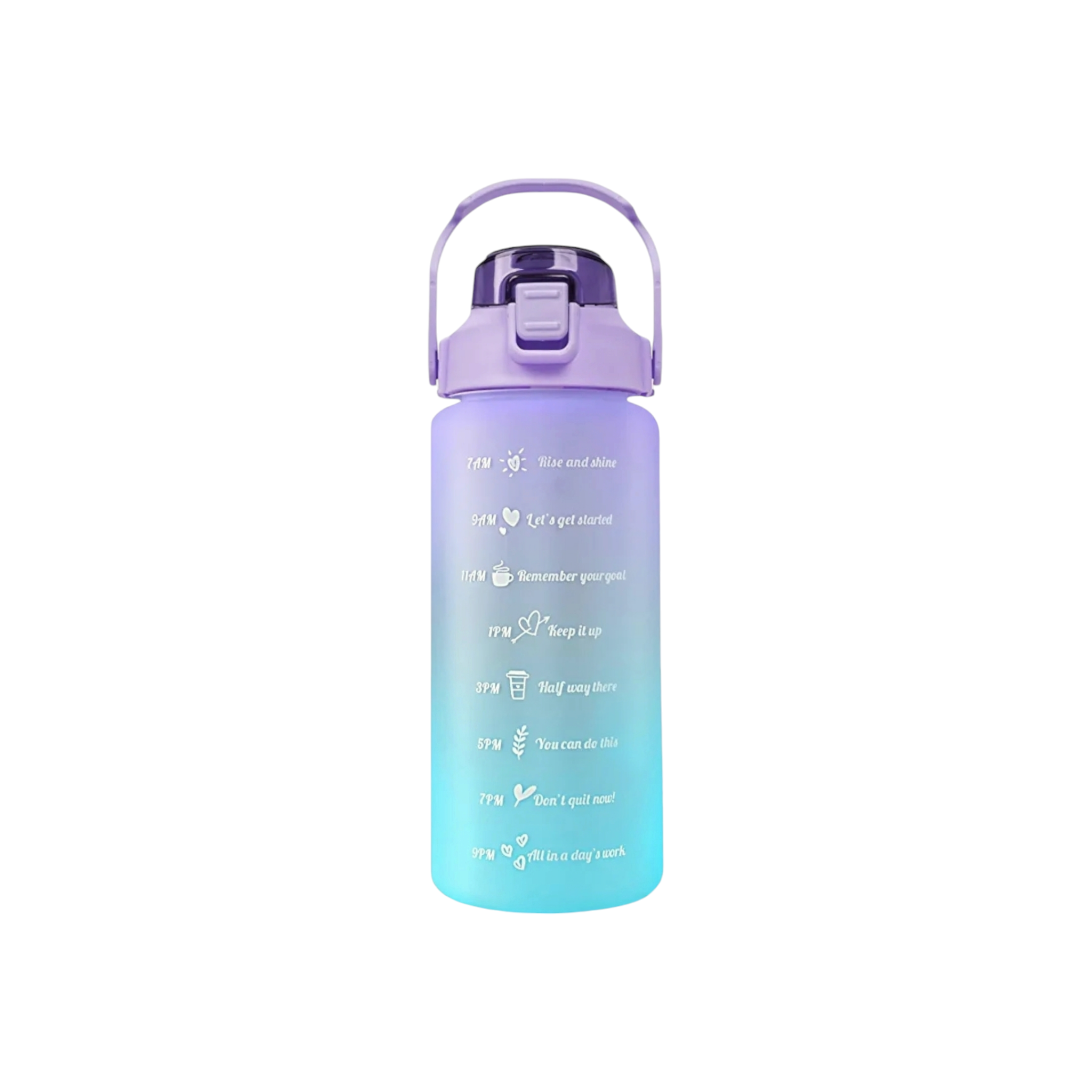 Motivational Sports Water Bottle 2.75L