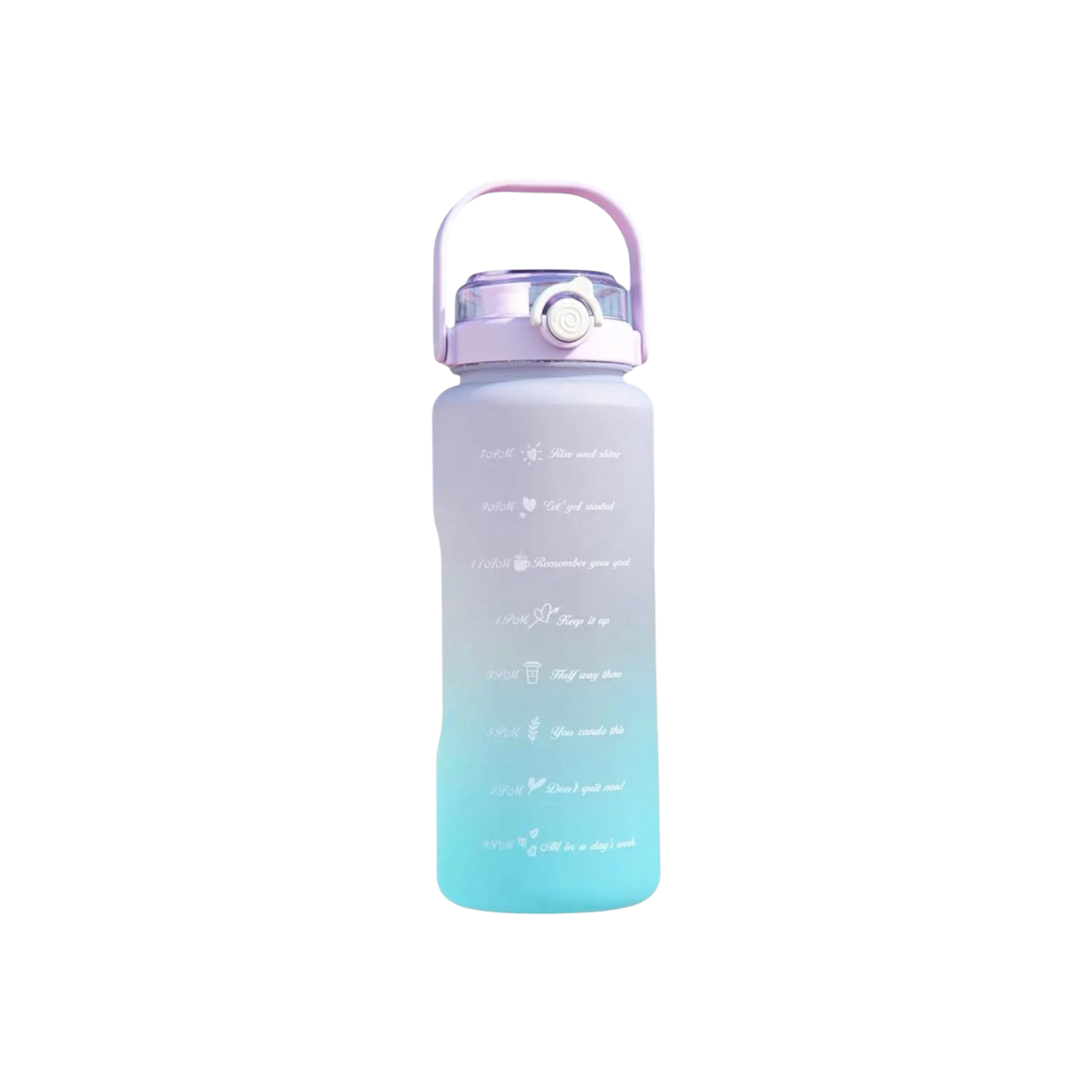 Motivational Sports Water Bottle 2.75L