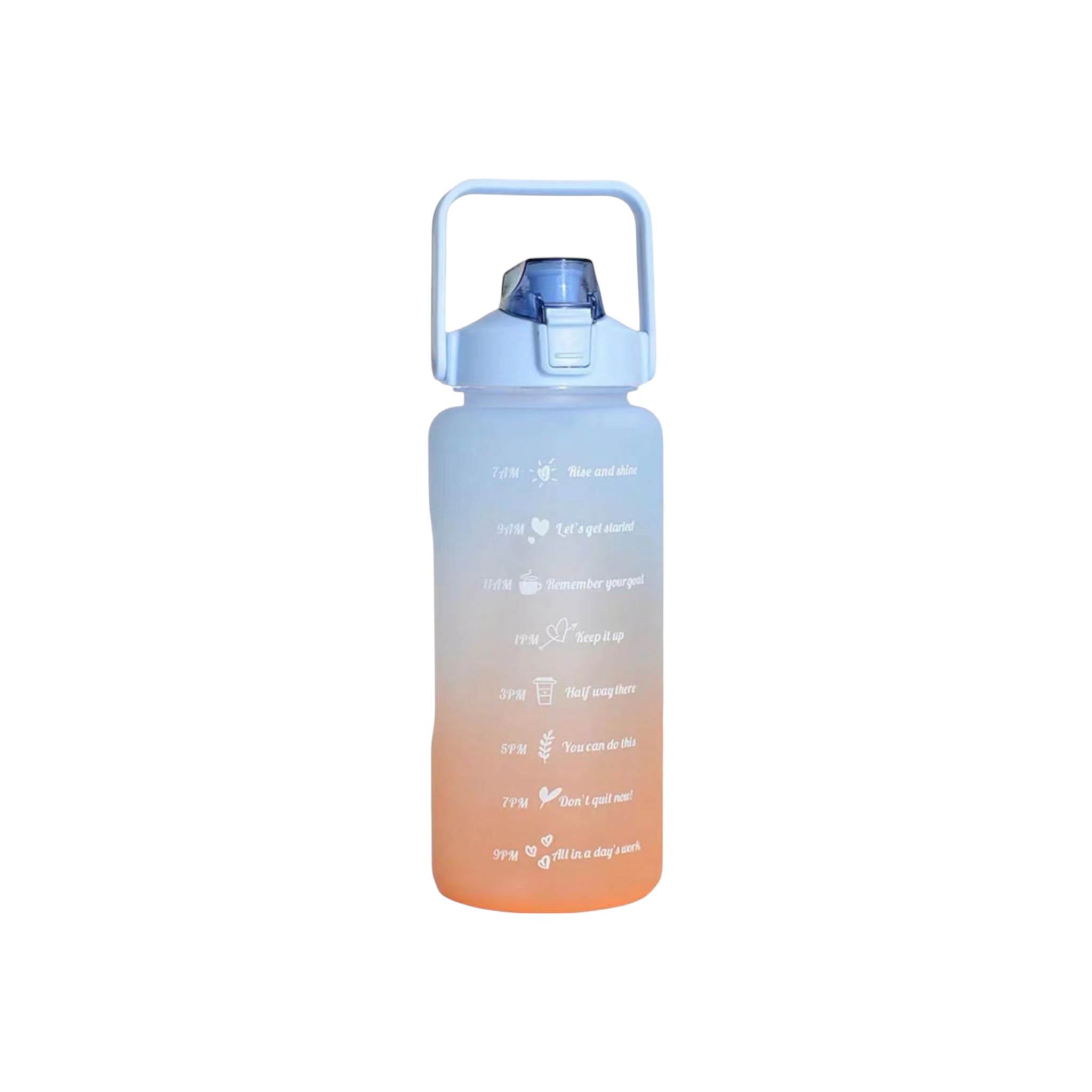 Motivational Sports Water Bottle 2.75L