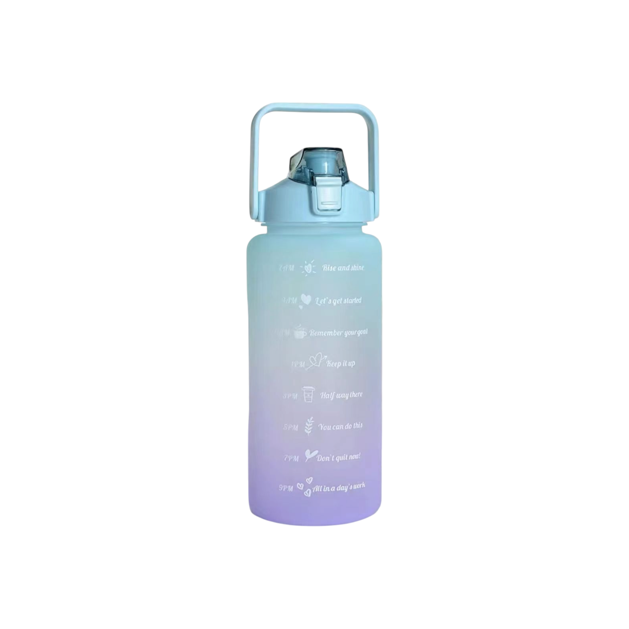 Motivational Sports Water Bottle 2.75L