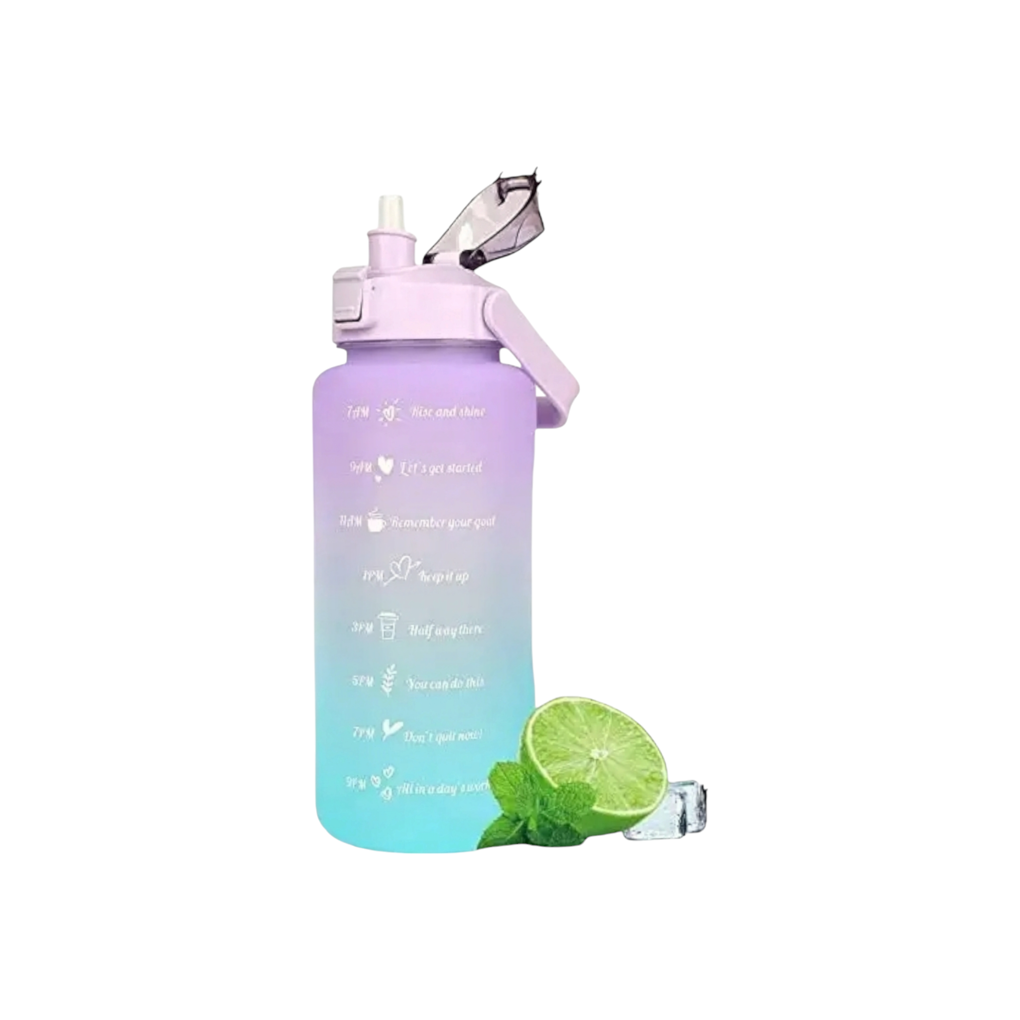 Motivational Sports Water Bottle 2.75L