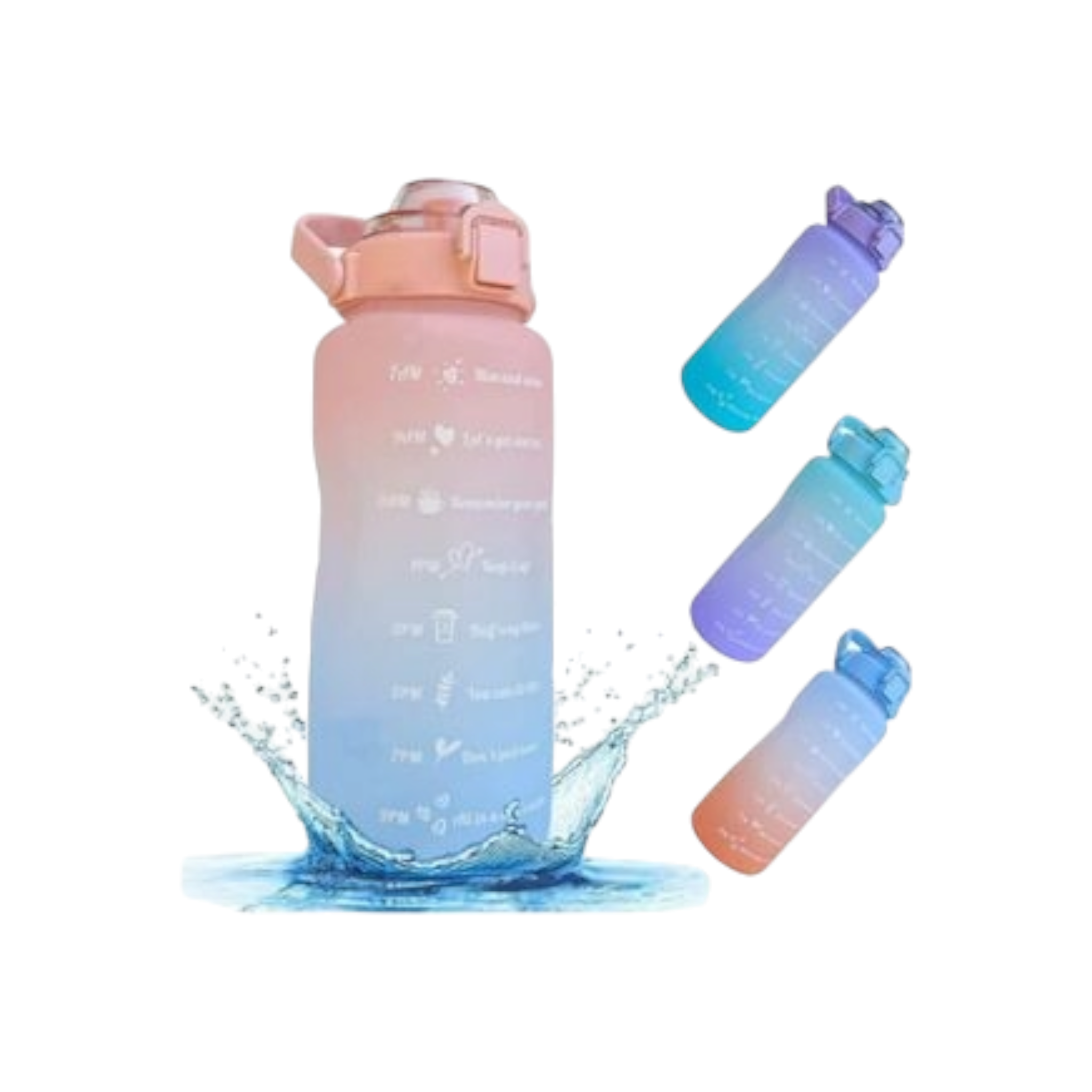 Motivational Sports Water Bottle 2.75L