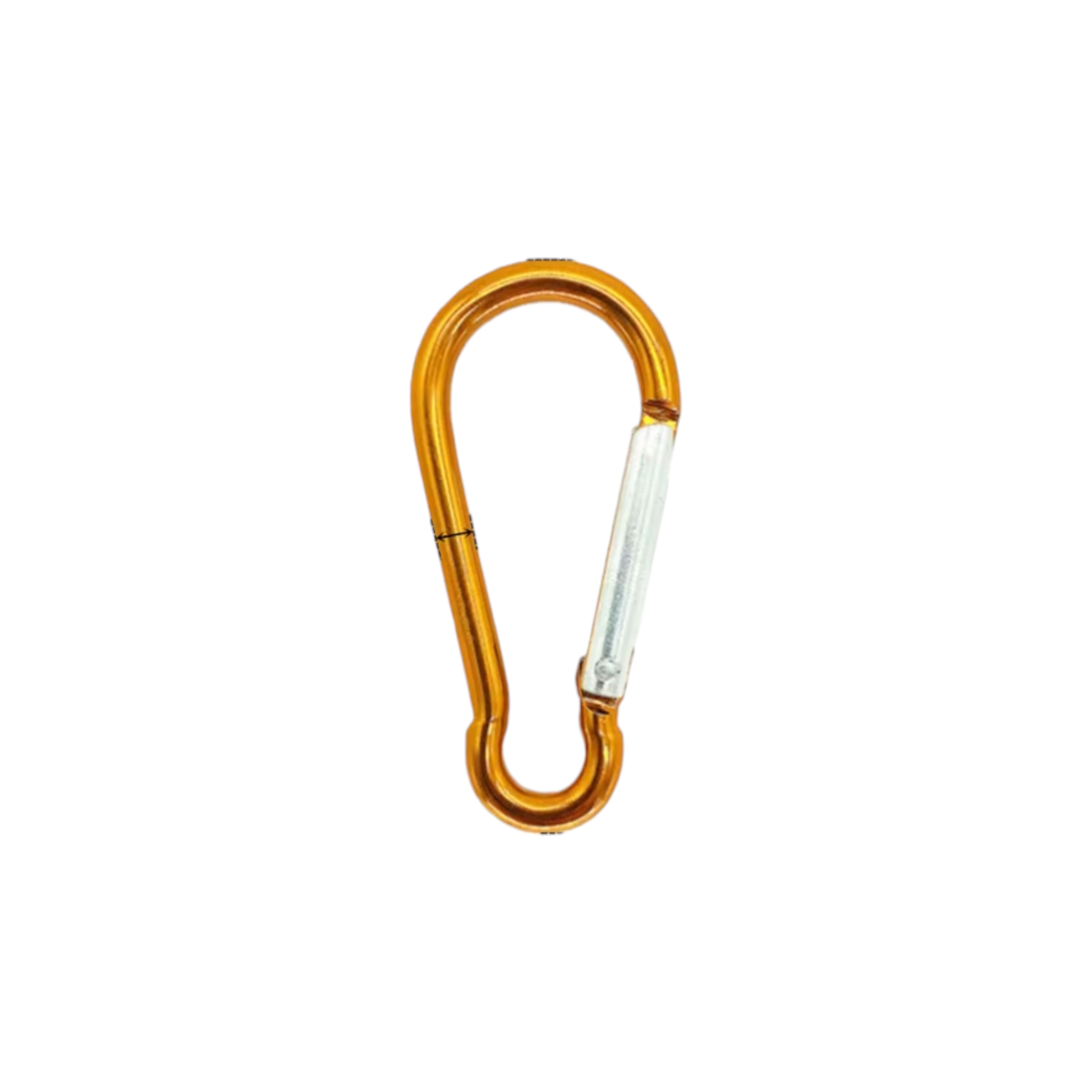 Snap Hook Aluminium Key Ring Swivel 7x70mm 1pc