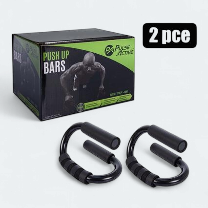 Pulse Active Fitness Push Up Bars 2pack