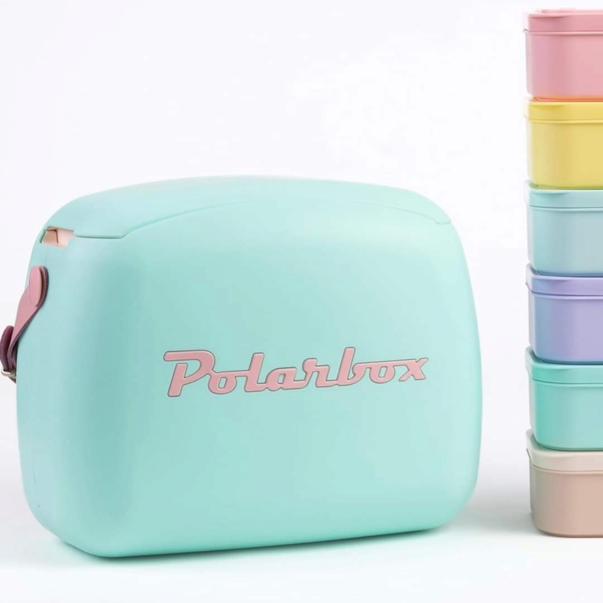 Polarbox 6L Mini Retro Cooler Bag with Two Lunch Box Containers