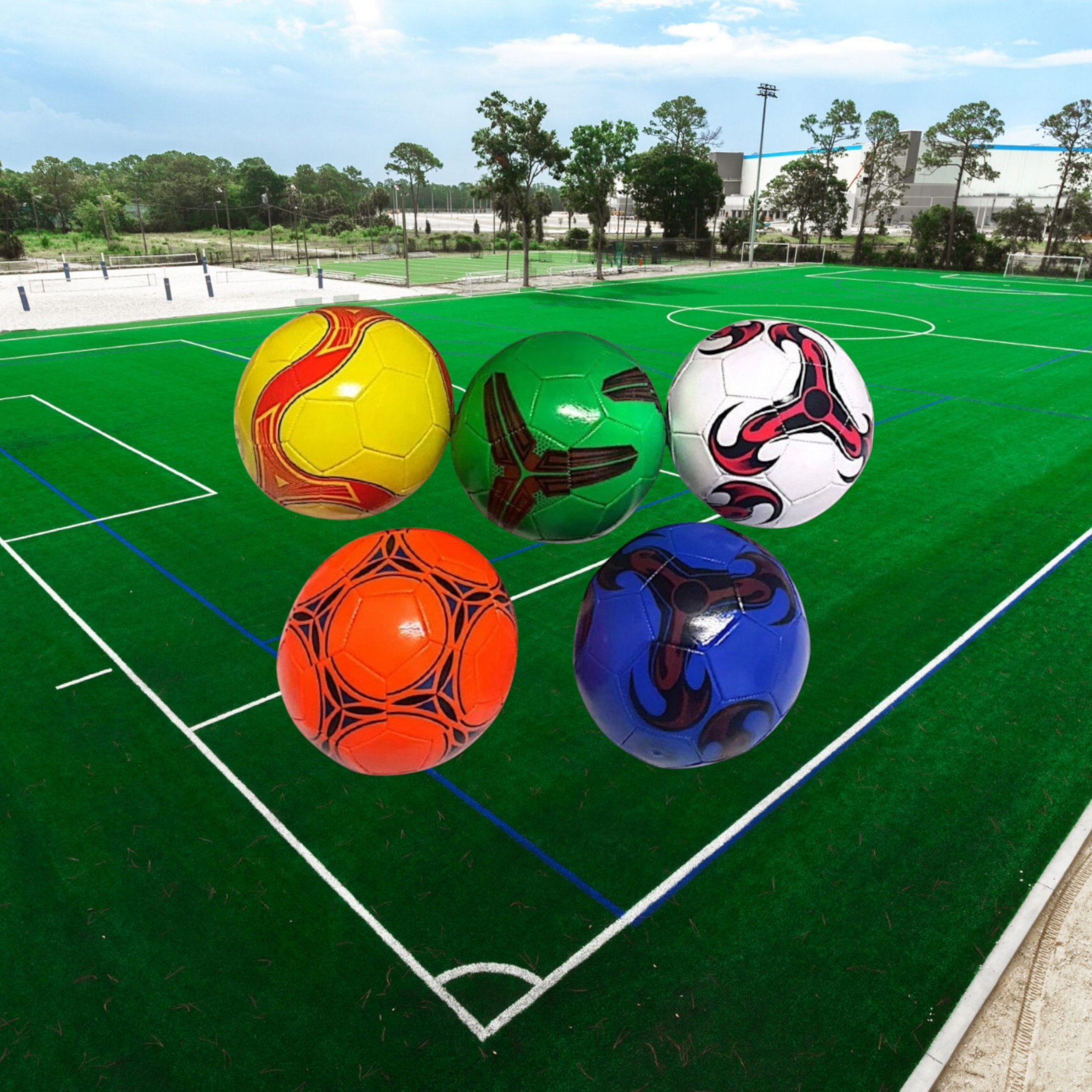 PVC Soccer Ball Size.5 21cm 270g