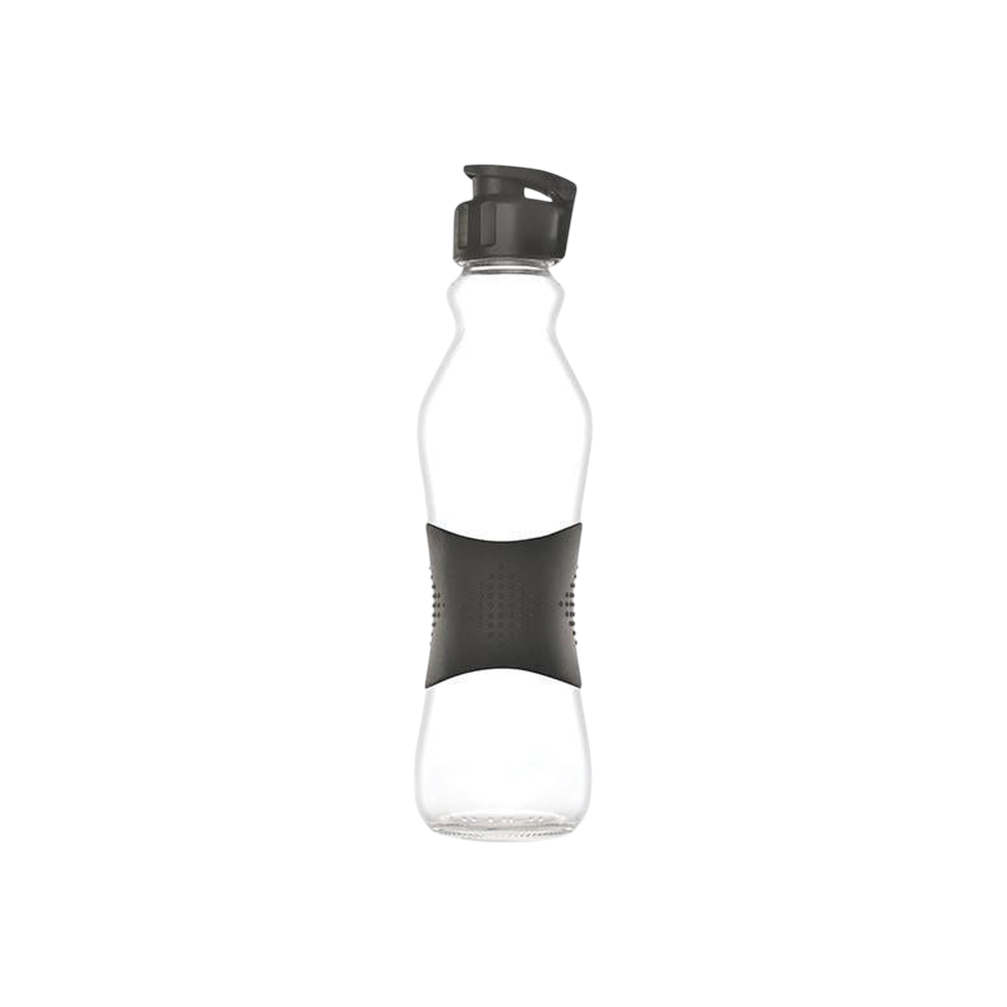 Consol 500ml Glass Grip 'n Go Active Water Bottle with Sports Lid 27496