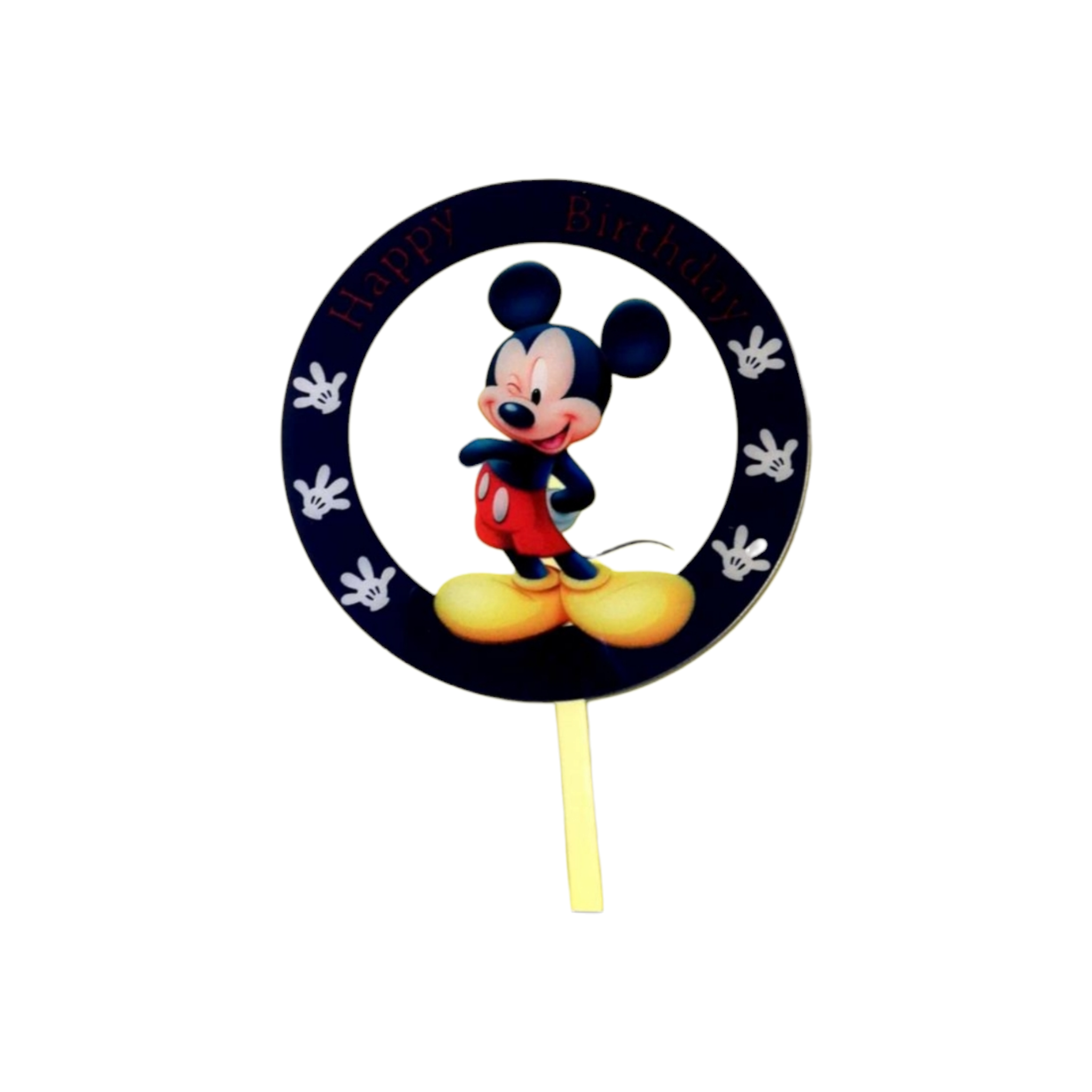 Acrylic Cake Topper Disney Mickey Mouse