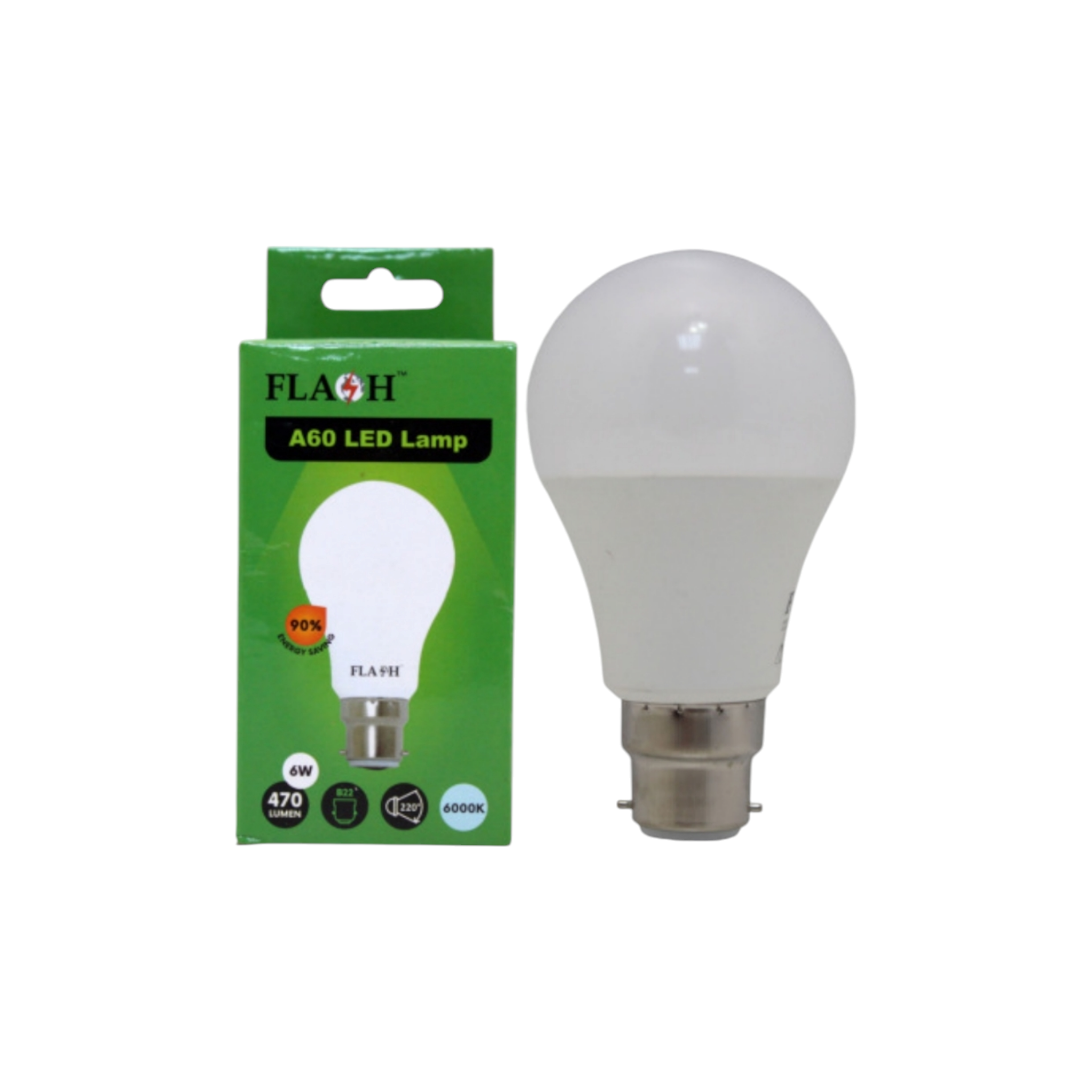 Flash LED Globe Lamp A60 6W