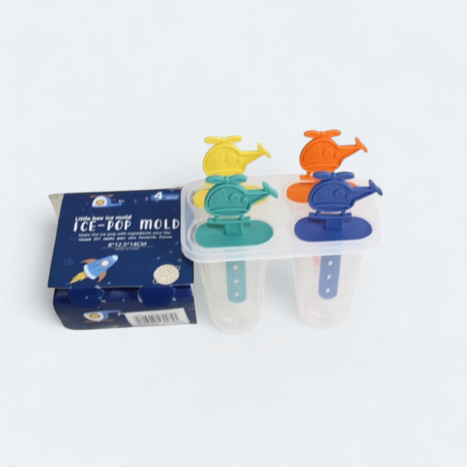 Silicone Ice Tray Pop Mould 4-Division