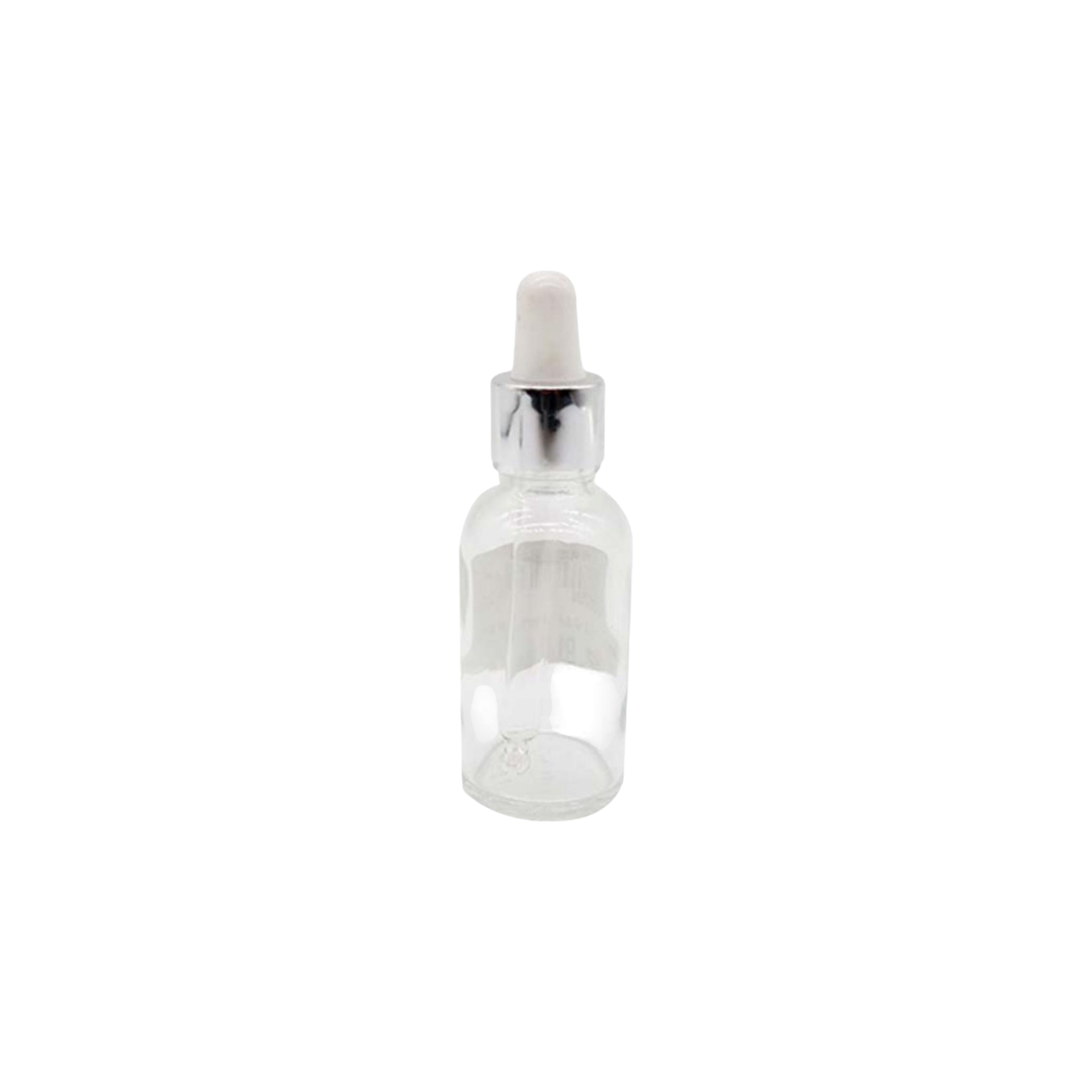 30ml Glass Dropper Bottle Clear with Pipette Lid