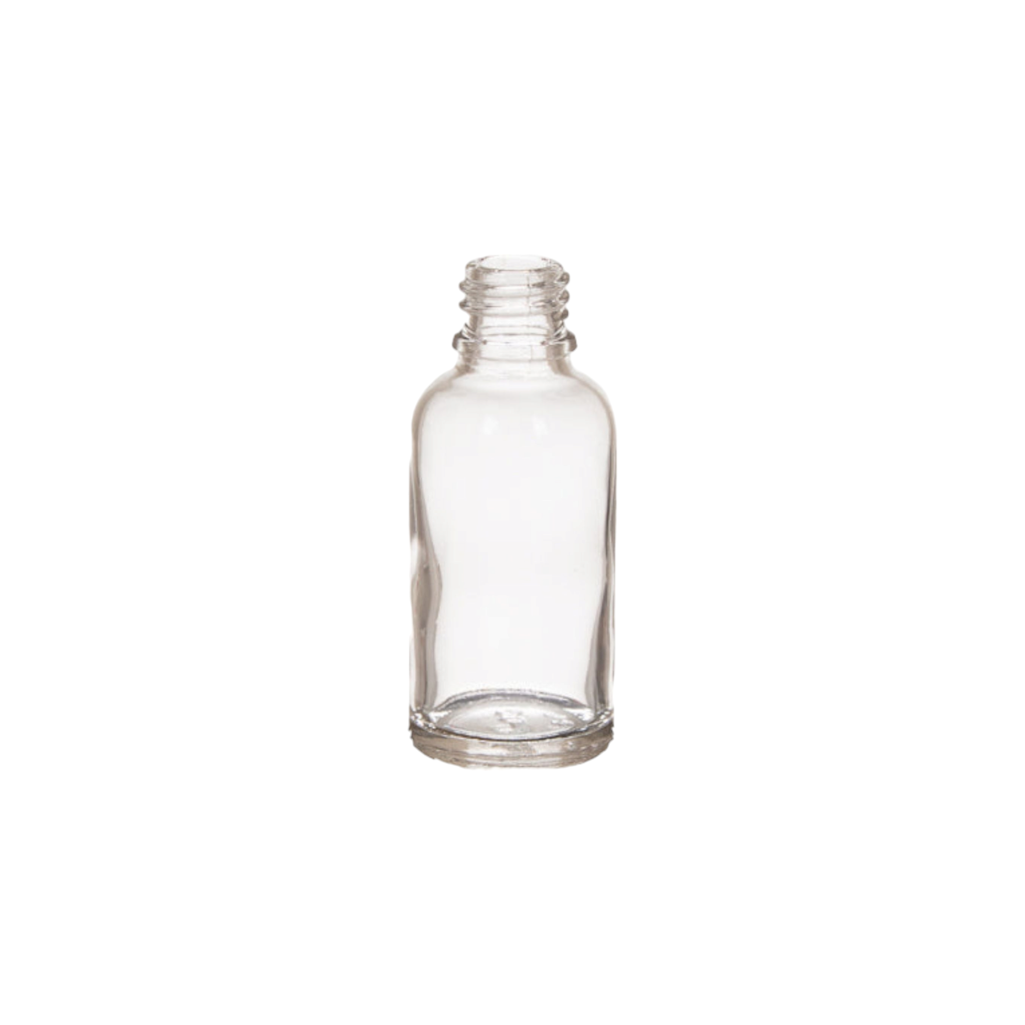 30ml Glass Dropper Bottle Clear with Pipette Lid