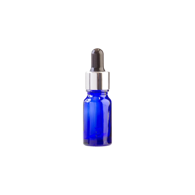 30ml Glass Dropper Bottle Blue with Pipette Lid