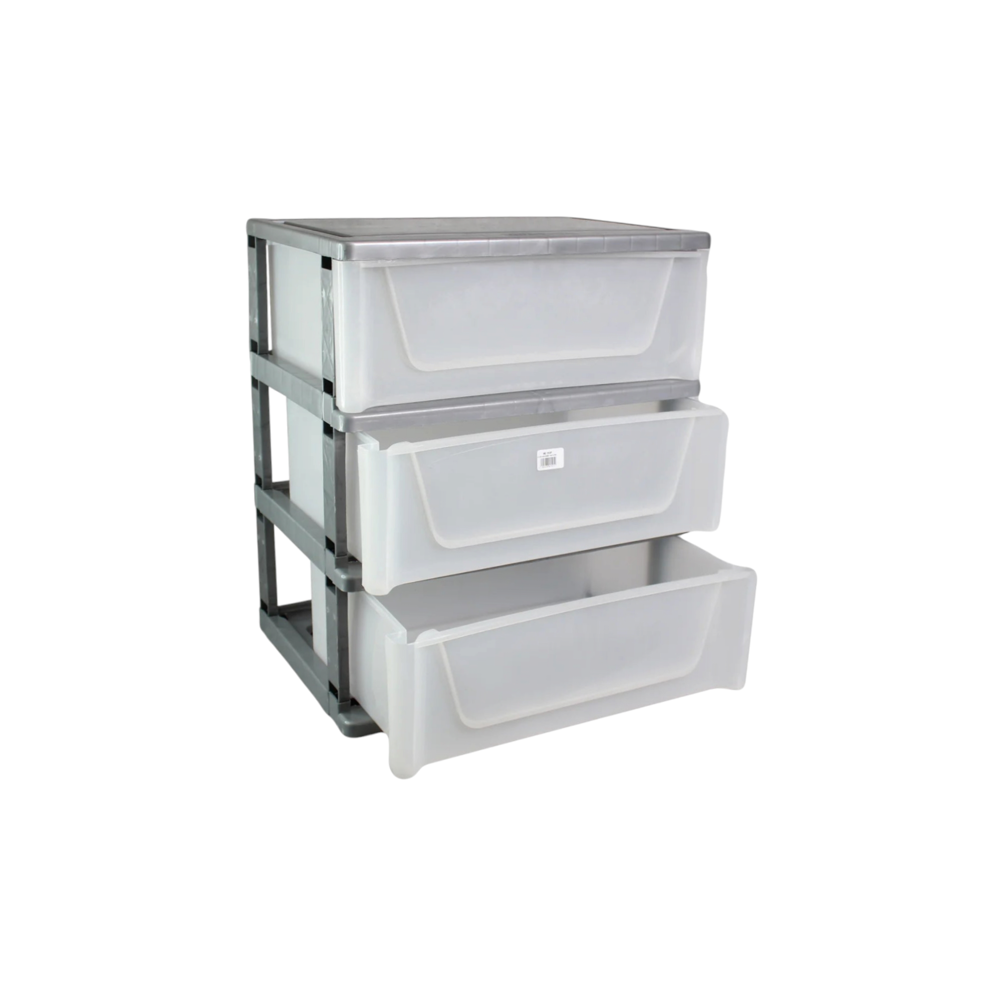 Nu Ware Super Storage Drawer 3-Tier Platinum MC-DS3P