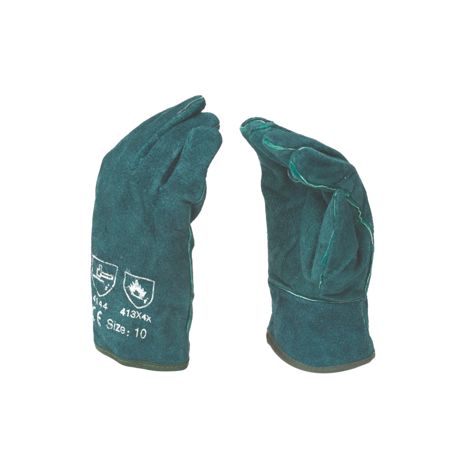 Glove Welding Green Cuff 8"