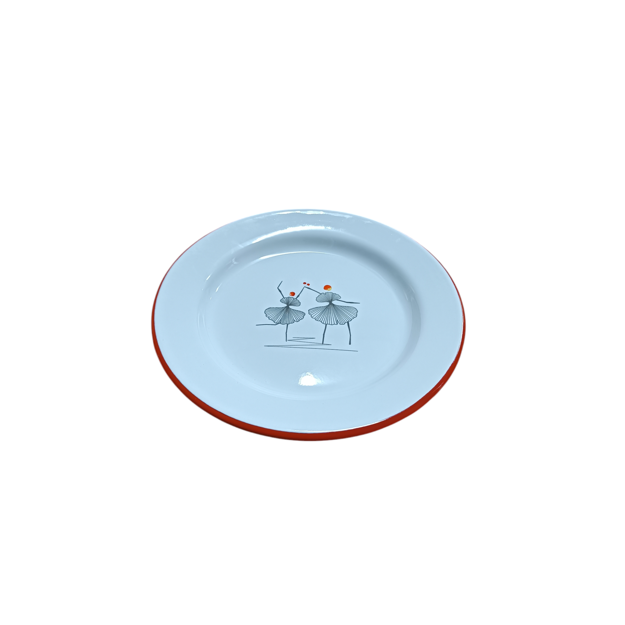 Enamel Dinner Plate 20cm 1pc