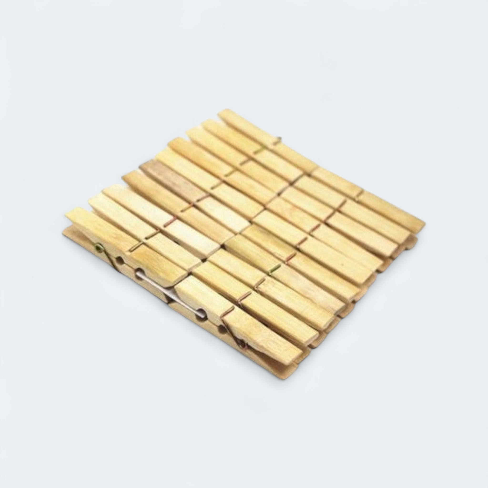 Wooden Bamboo Clothing Washing Pegs 1x1.1cm 20pack