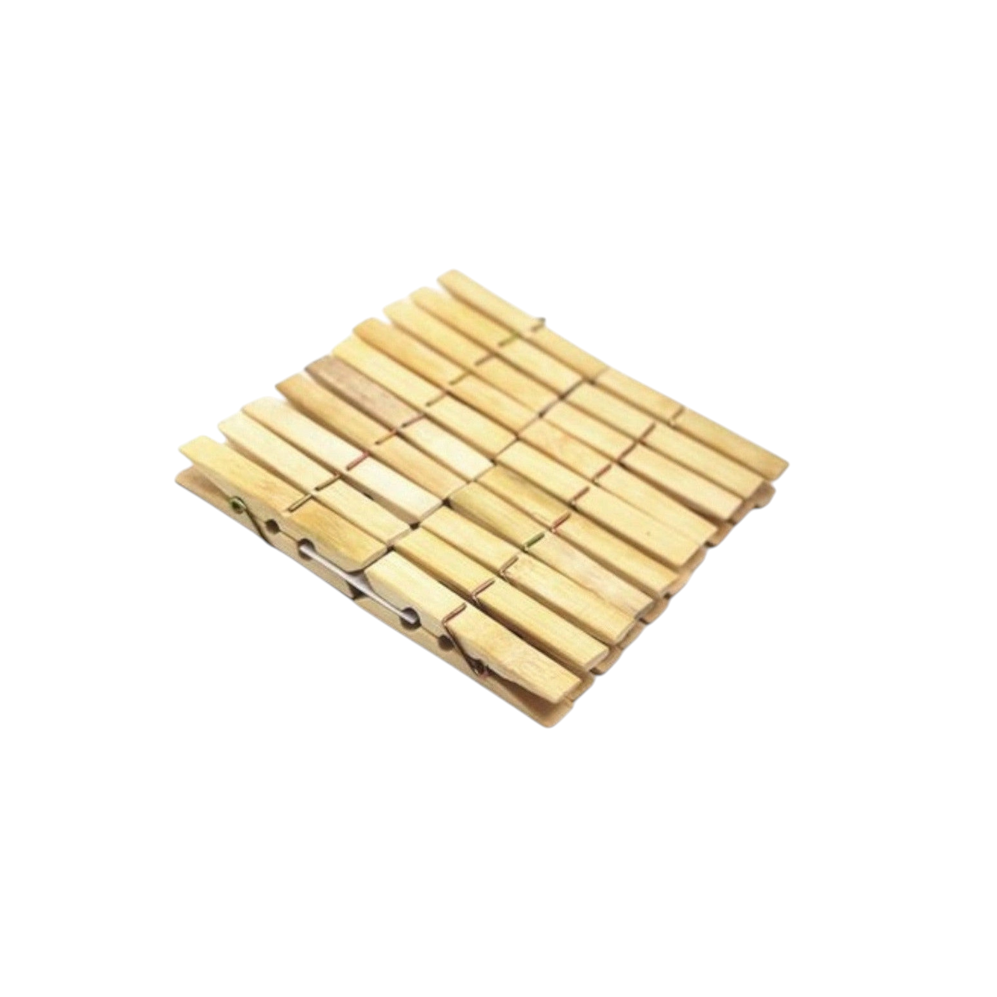 Wooden Bamboo Clothing Washing Pegs 1x1.1cm 20pack