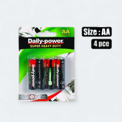 Daily Power Batteries High Power Size AA 4pack