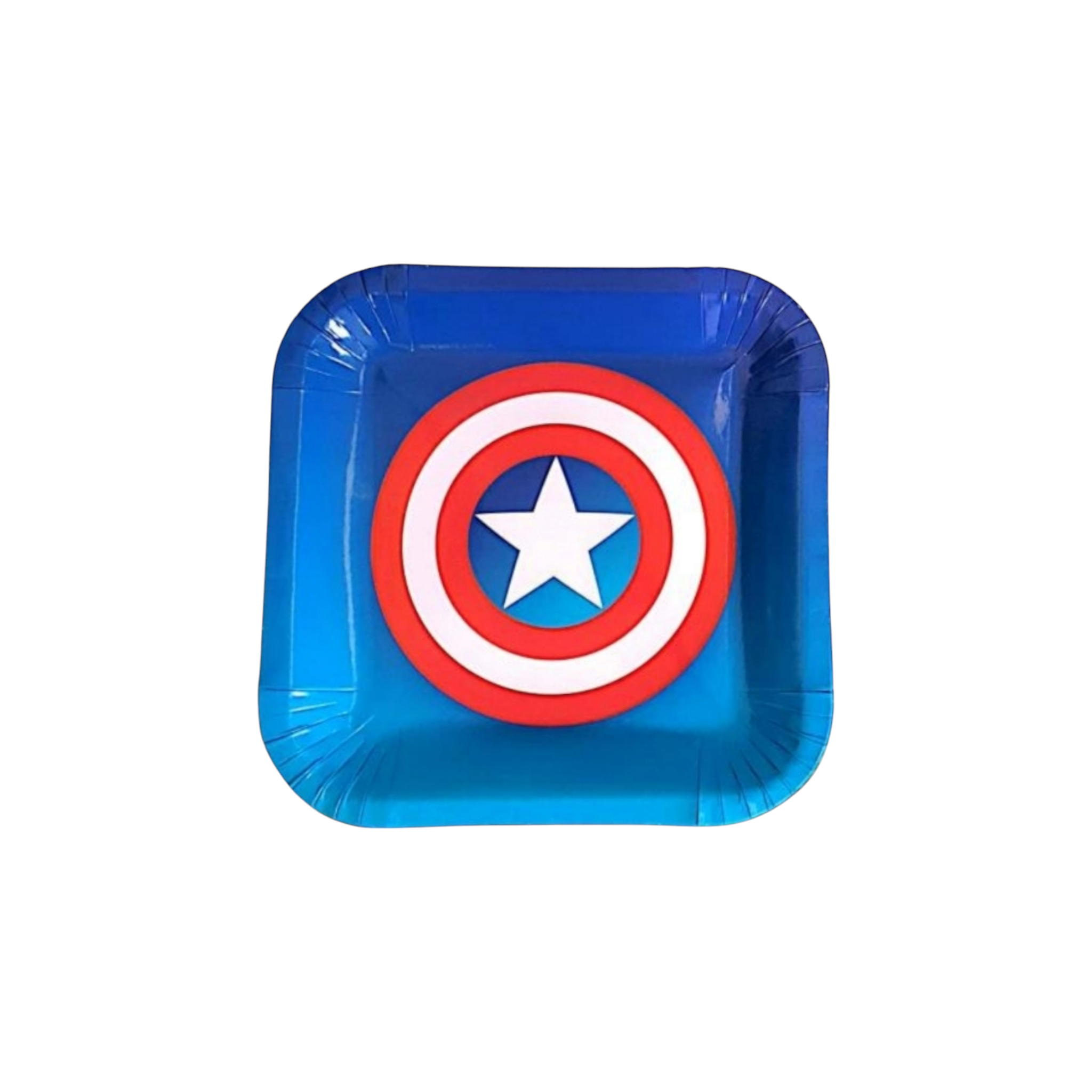 Disney Avengers Party Paper Plate Square 7inch 10pack