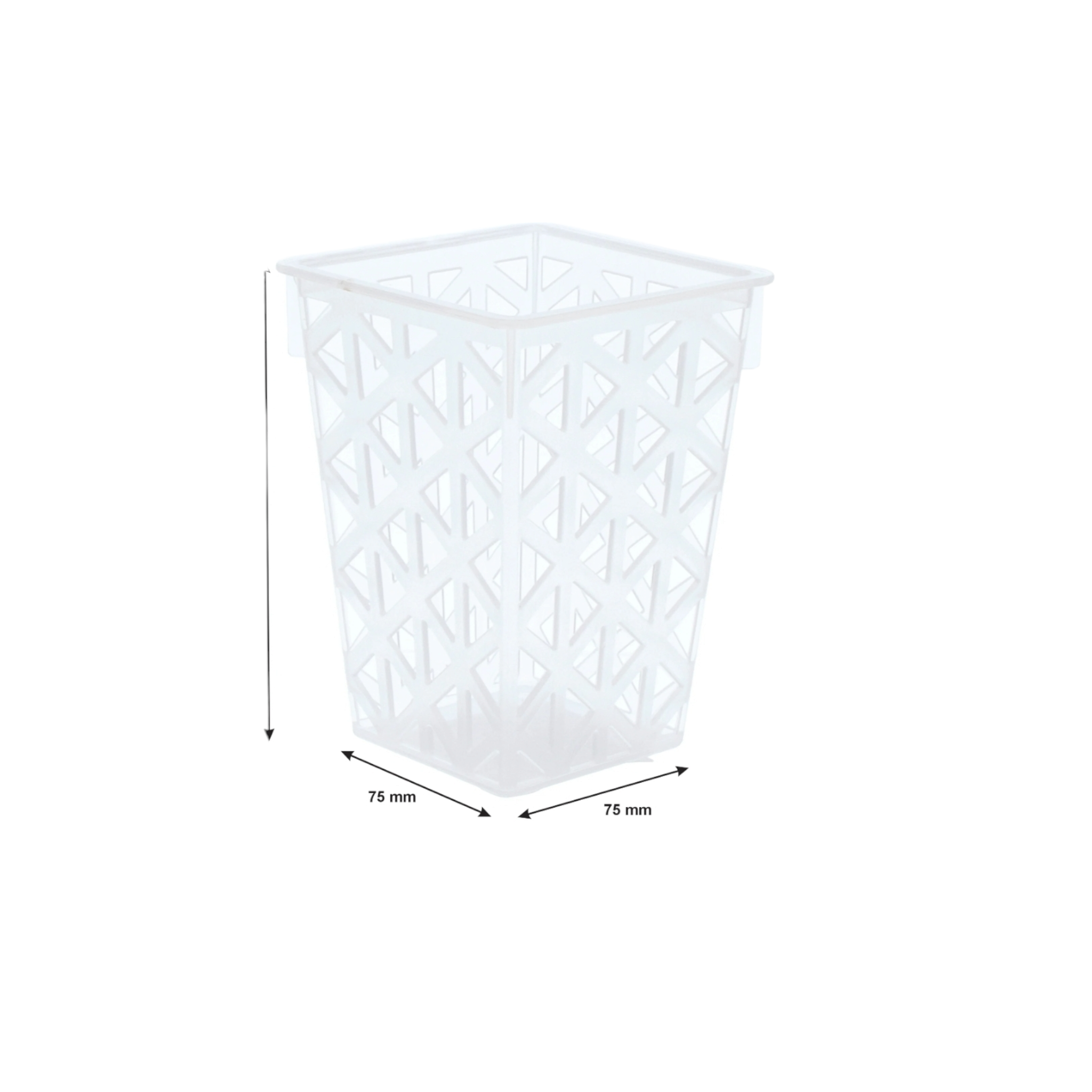 Regent Plastic Venice Tall Basket Small Clear 75x75x105mm